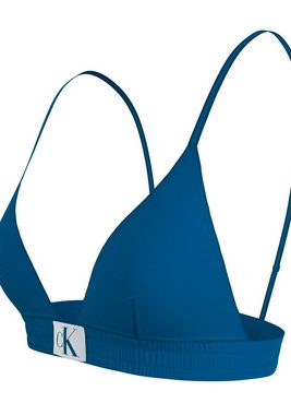 Calvin Klein Swimwear Triangel-Bikini-Top FIXED TRIANGLE-RP, mit Calvin Klein Markenlabel