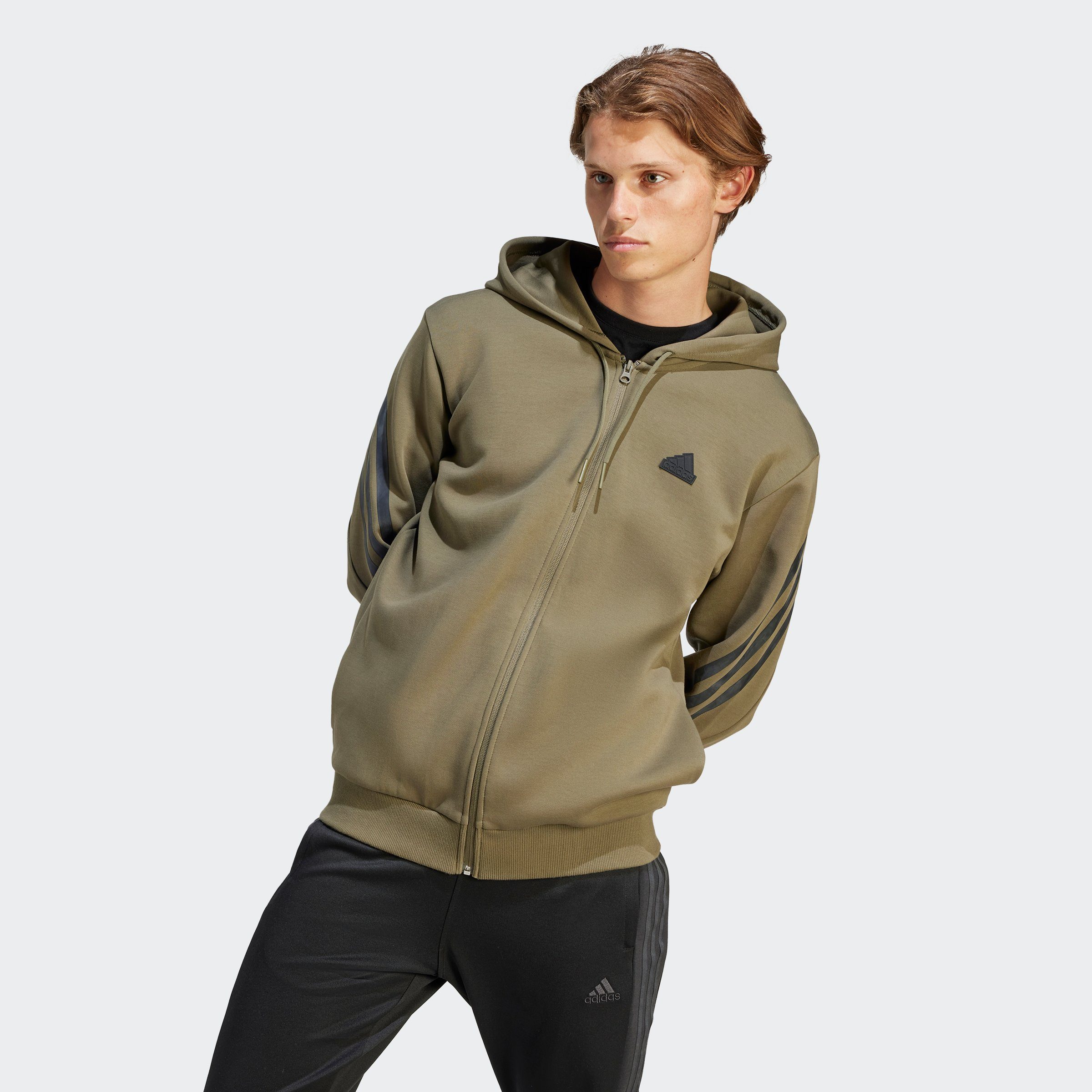 OLISTR adidas Sportswear ICONS KAPUZENJACKE Sweatshirt 3STREIFEN FUTURE