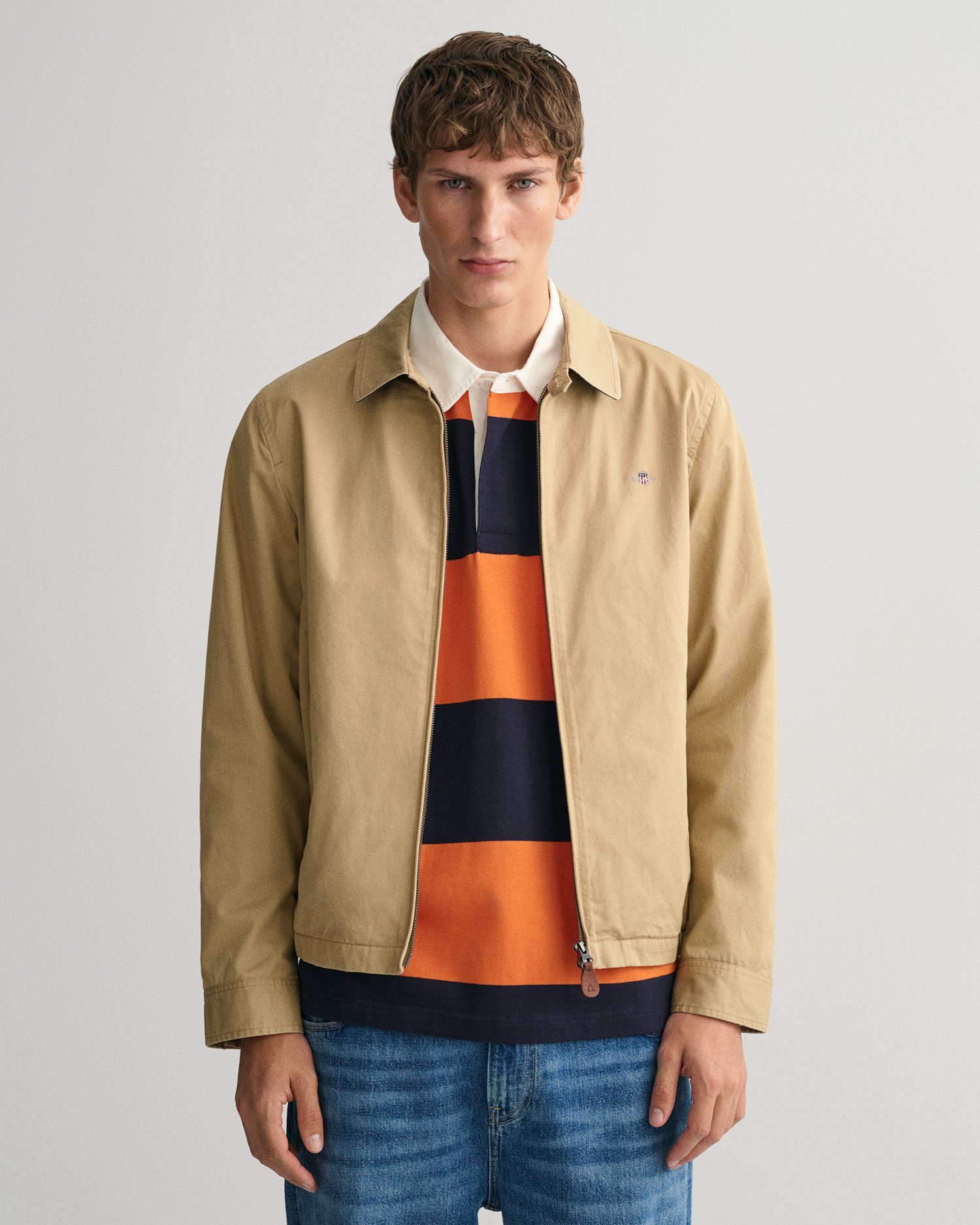 Windbreaker Windcheater Jacke aus Baumwolle