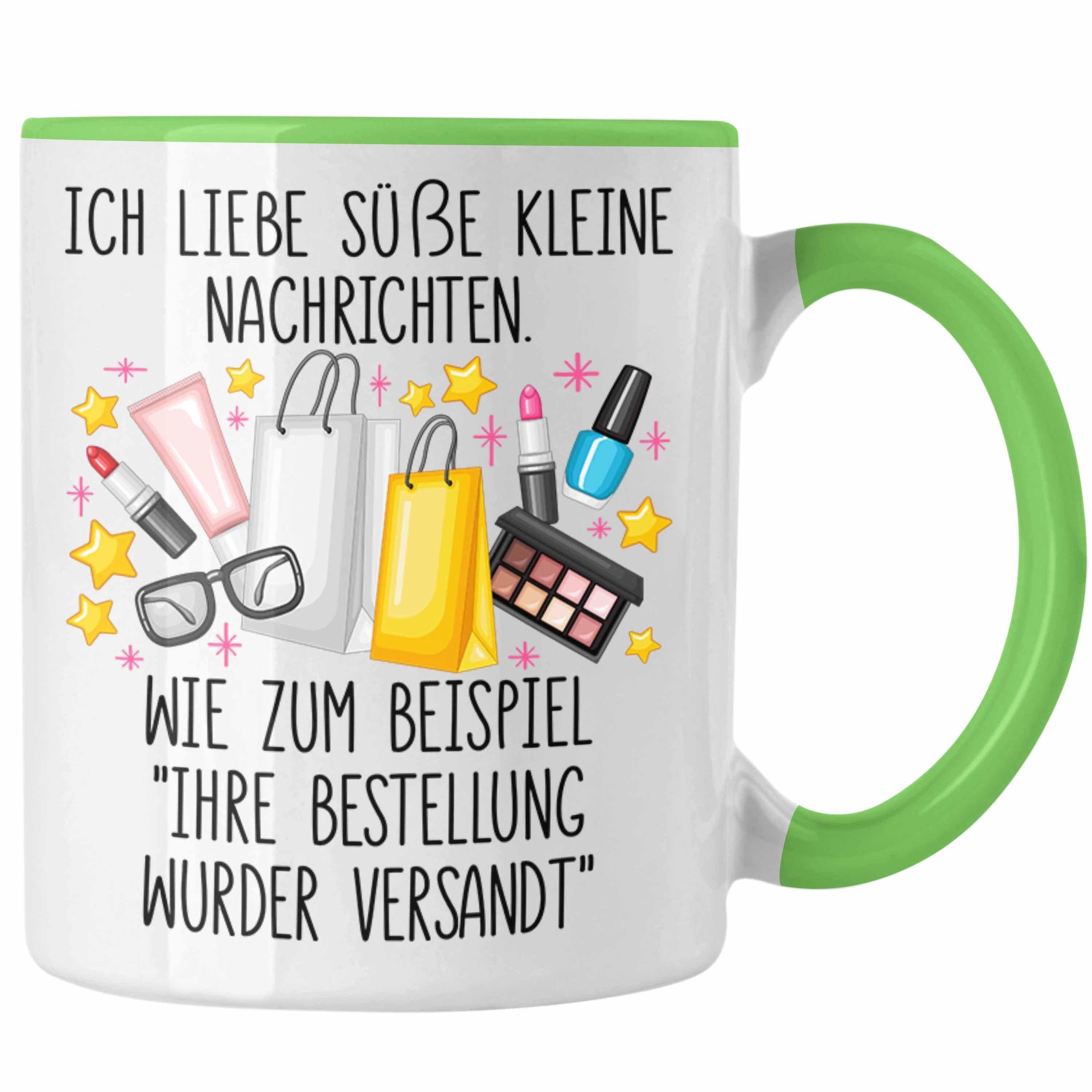 Trendation Tasse Lustige Tasse mit Spruch für Frauen Online Shopping Sucht 