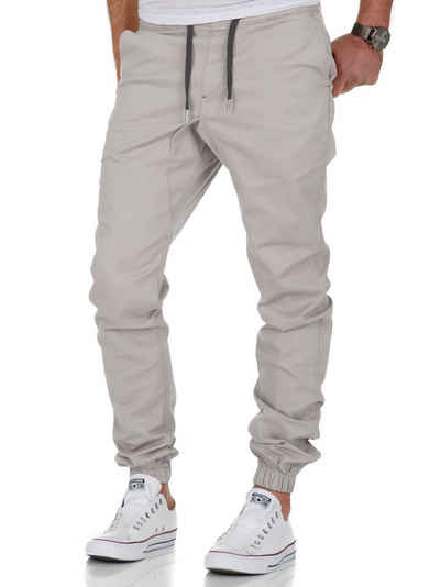 Amaci&Sons Chinohose NEW JERSEY Basic Jogger-Chino Herren Stretch Jogger Basic Chino Jeans Hose Cargo