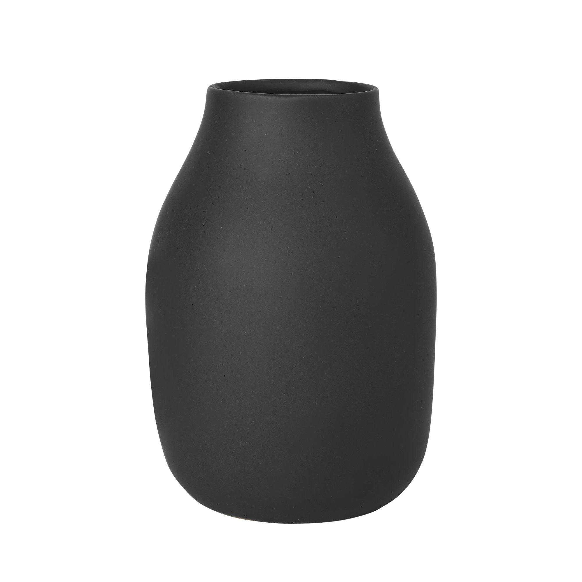 blomus Dekovase -COLORA- Vase: Handgefertigte Eleganz mit matter Oberfläche, Handgefertigt, Keramik & Porzellan, Matt, Schutznoppen, Zeitloses Design