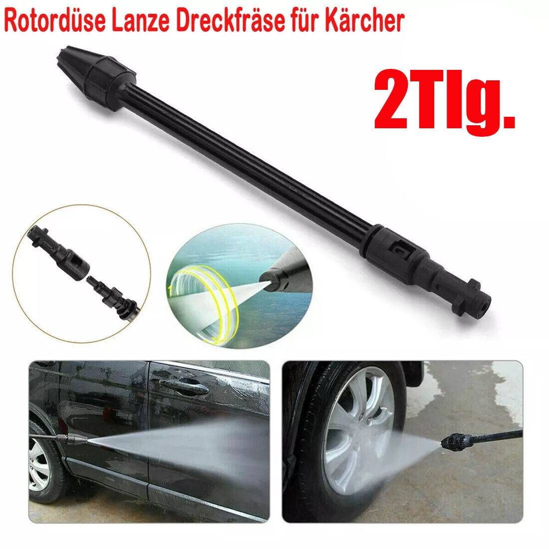 MC Star Hochdrucklanze 2 Stück Rotordüse Lance Dirt Blaster, (für Karcher Hochdruckreiniger K2 - K7)