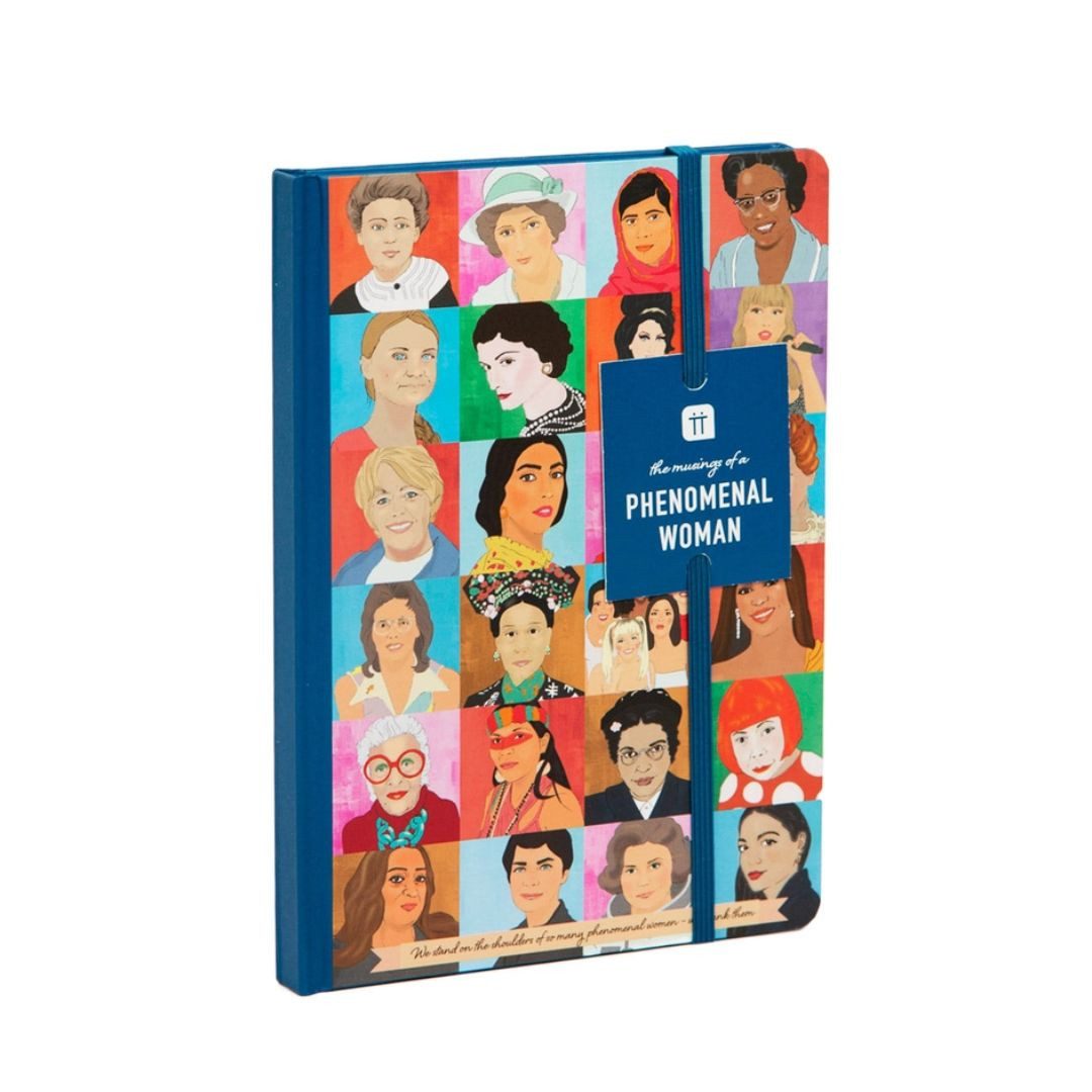 suebidou Notizbuch Phänomenales Notizbuch für Damen Porträts inspirierender Frauen, liniert mit illustriertem Cover