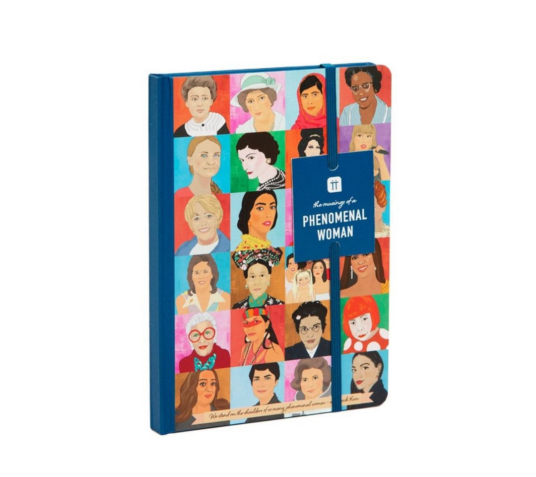 Thumbnail - suebidou Notizbuch Phänomenales Notizbuch für Damen Porträts inspirierender Frauen, liniert mit illustriertem Cover
