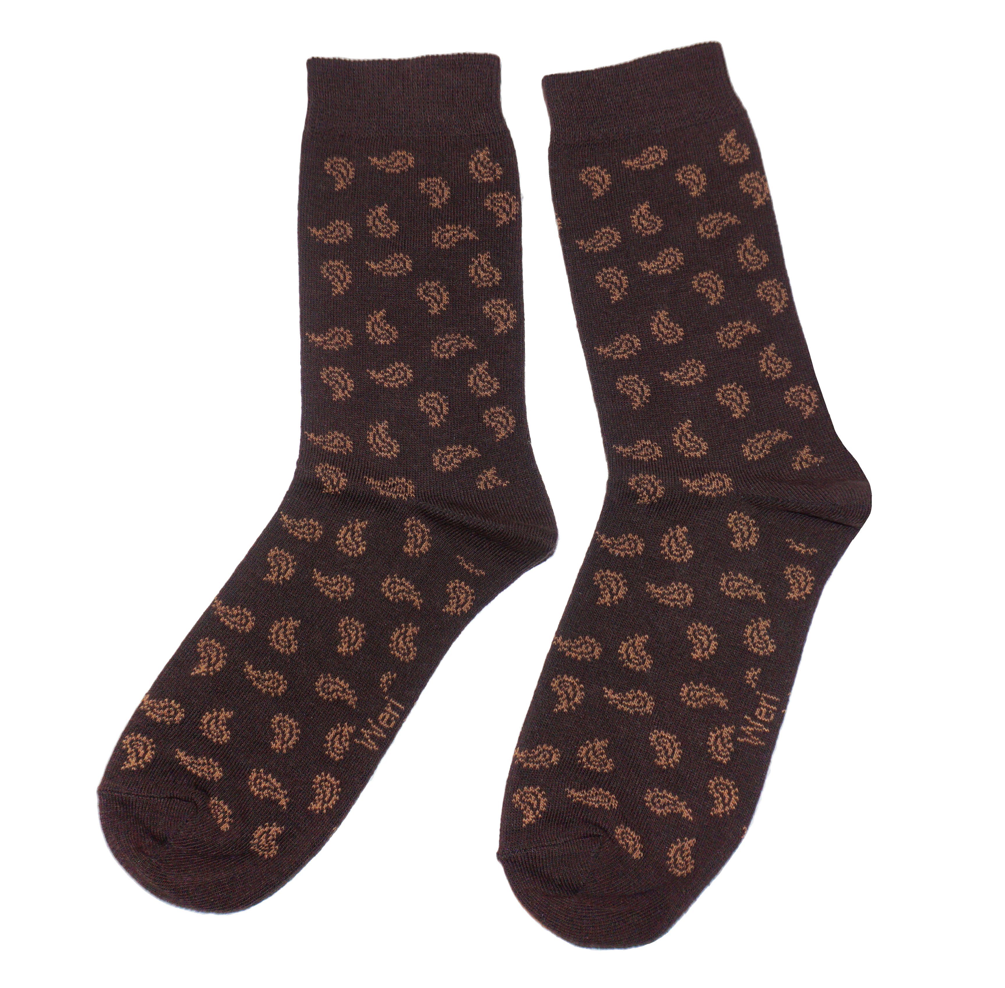 WERI SPEZIALS Strumpfhersteller GmbH Basicsocken Damen Носки >>Paisley<< weiche Baumwolle