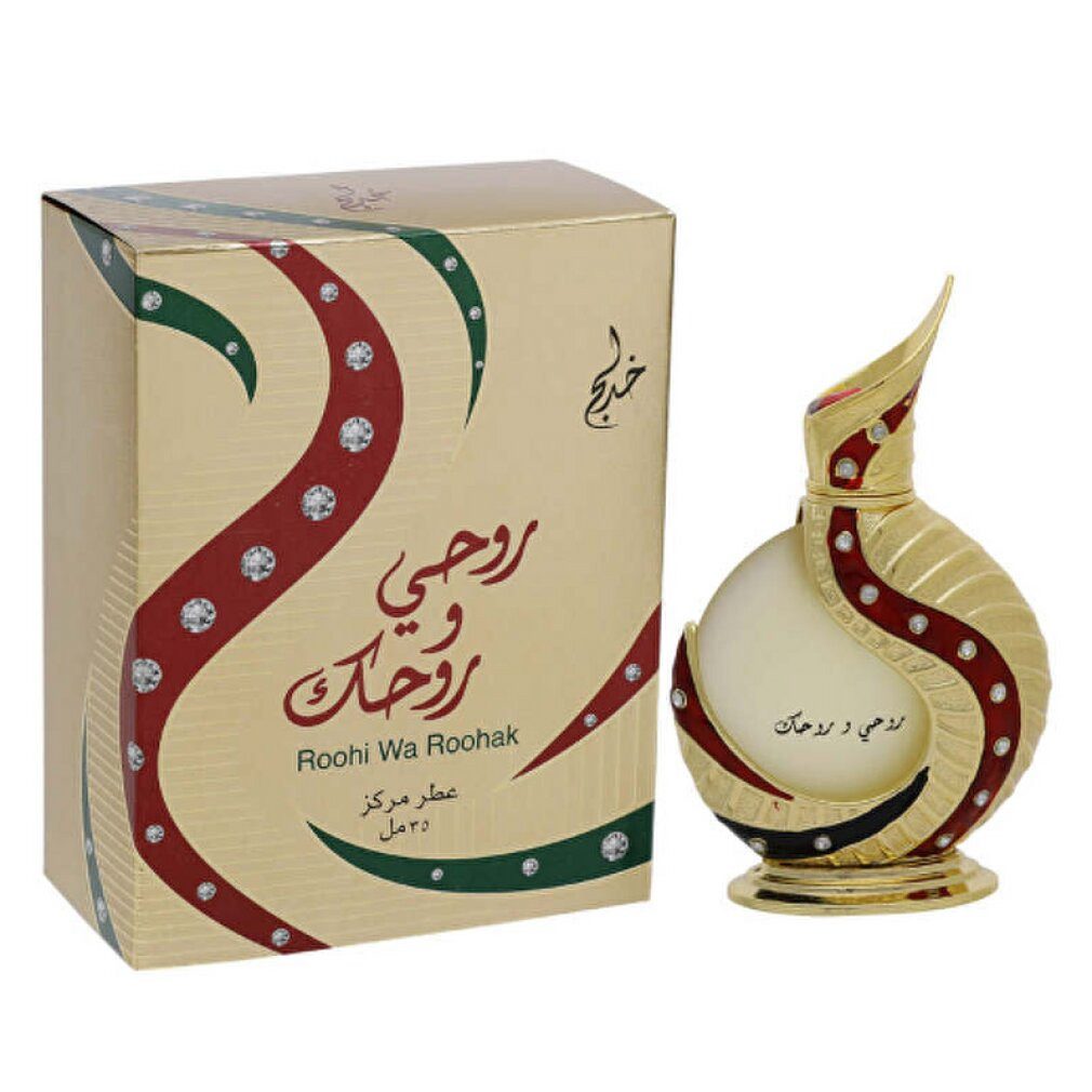 Khadlaj Öl-Parfüm Roohi Wa Roohak Gold - Konzentrisches Parfümöl - Inhalt:
