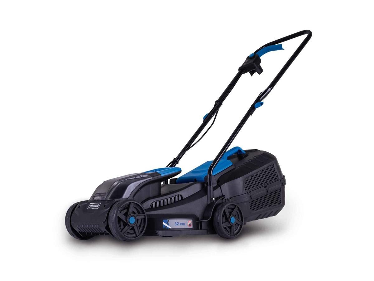Scheppach Akkurasenmäher BC-MP320-X, 32 cm Schnittbreite, Beidseitiger Rasenkanteneinzug, ohne Akku & Ladegerät