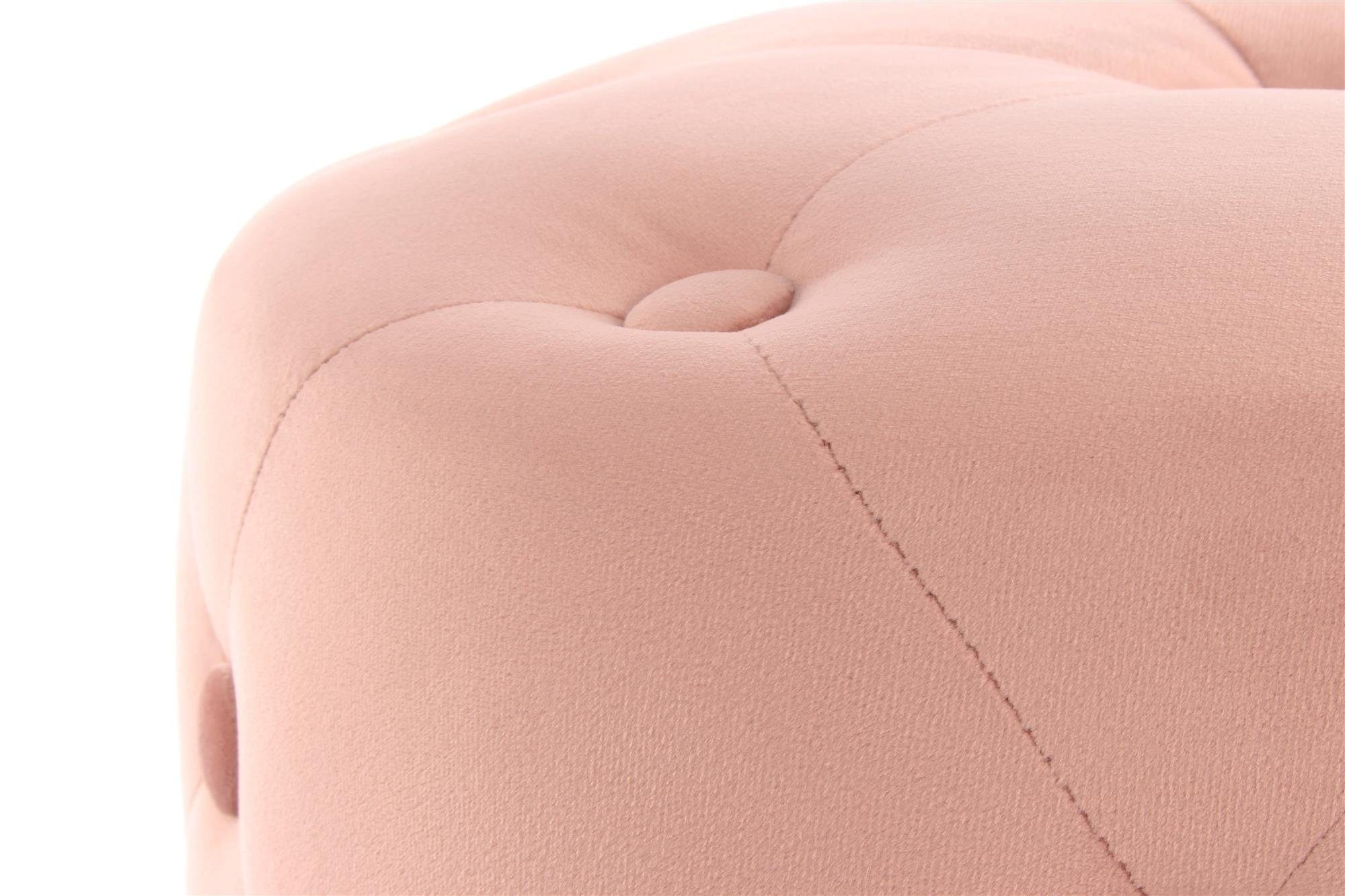 Qiyano Hocker Sitzhocker Menami Rosa - günstig online kaufen