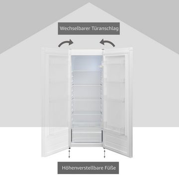 Telefunken Kühlschrank KTFK265FW2, 144 cm hoch, 54 cm breit, Großer Standkühlschrank ohne Gefrierfach, 255 L Gesamt-Nutzinhalt