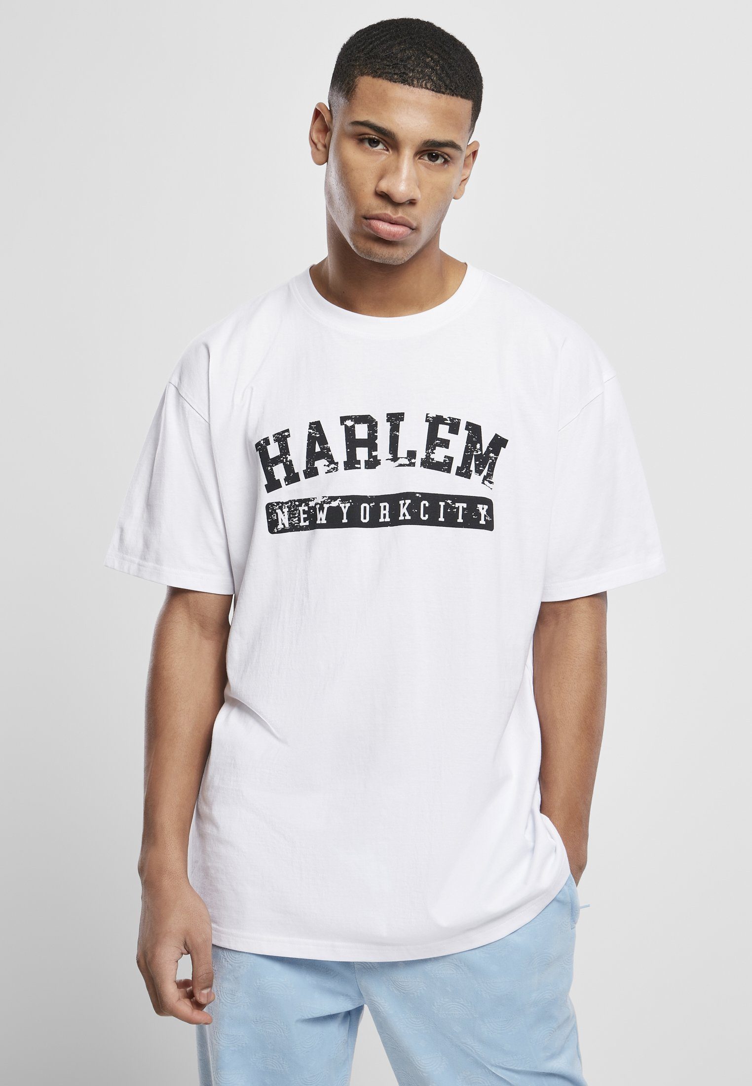 Southpole T-Shirt Herren Southpole Harlem Tee (1-tlg) white