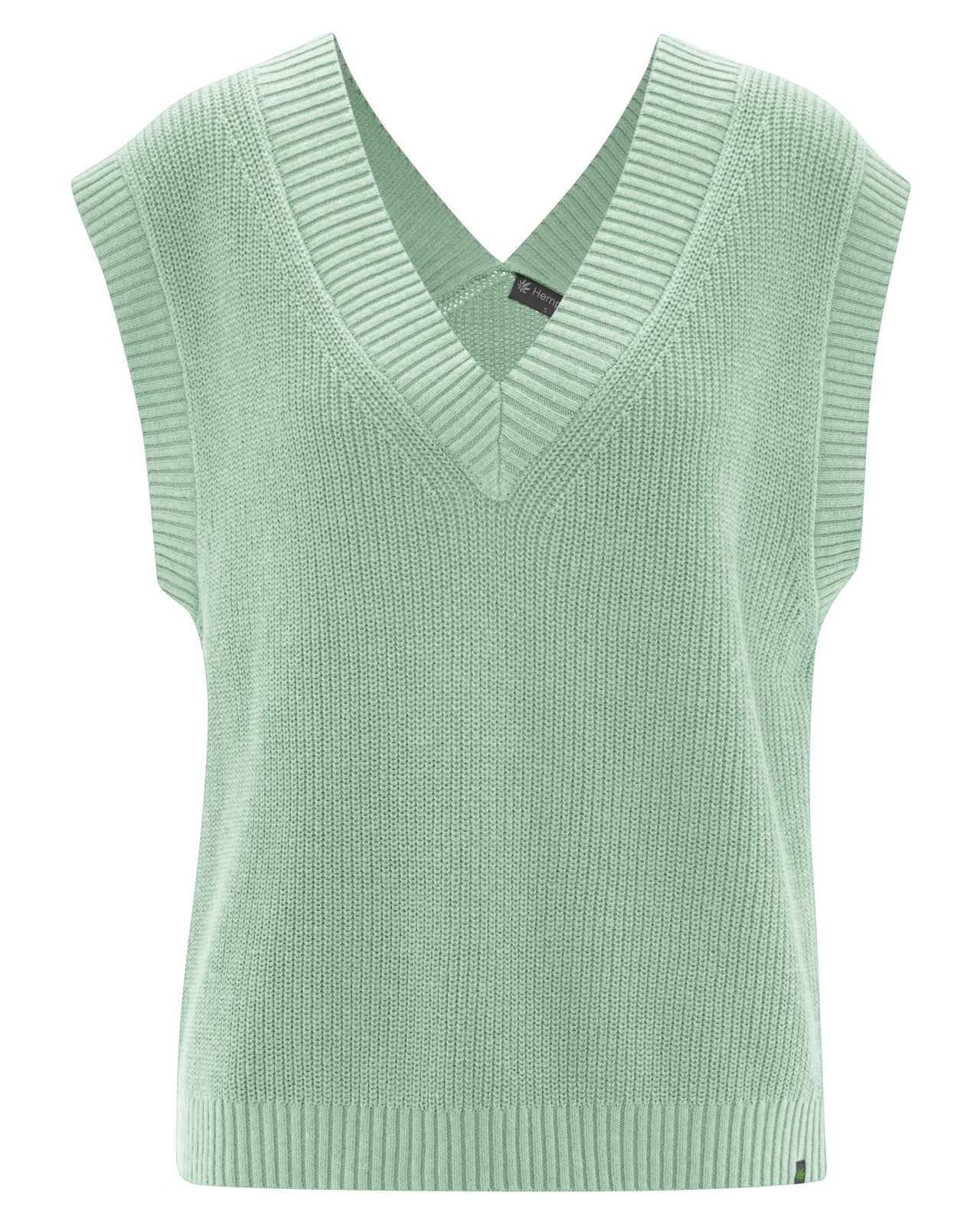 HempAge Cardigan Modischer Pullunder aus Hanf/Biobaumwolle Casual Fit