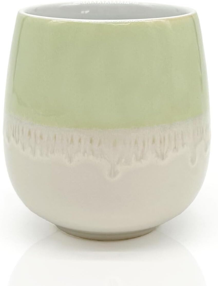 MEA LIVING Becher MEA living Tasse ohne Henkel, lasiert, 4 Motive, Handarbeit