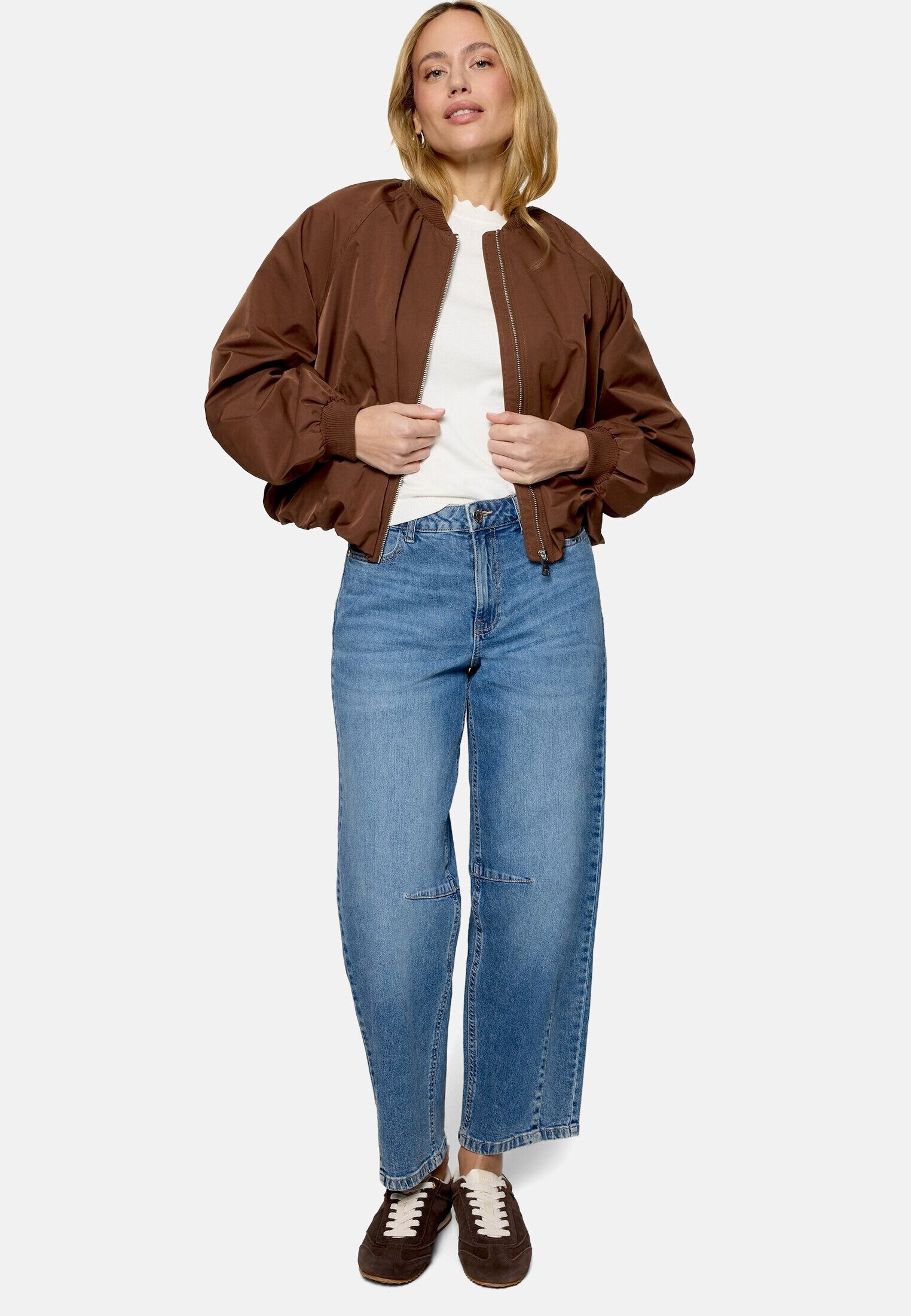Zero Canvasjacke Damen mit Reißverschluss