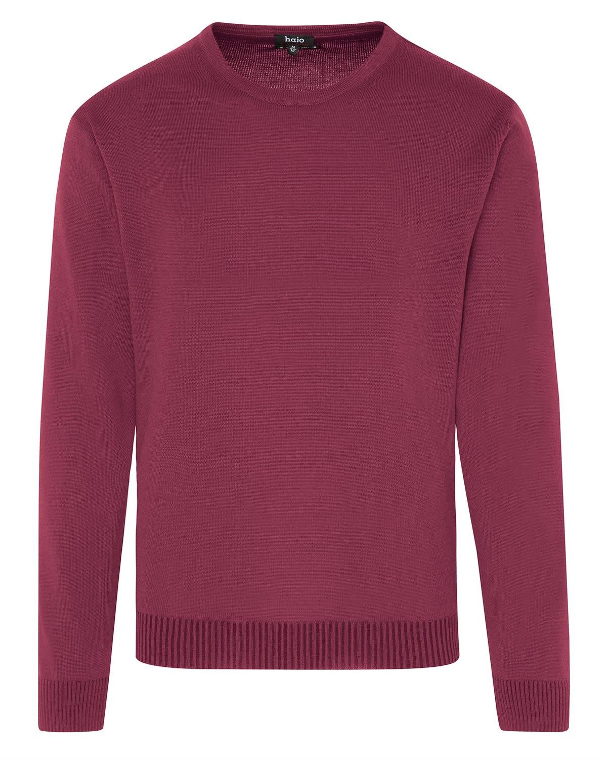 Rundhalspullover kratzfreier Pullover mit Rundhalsausschnitt
