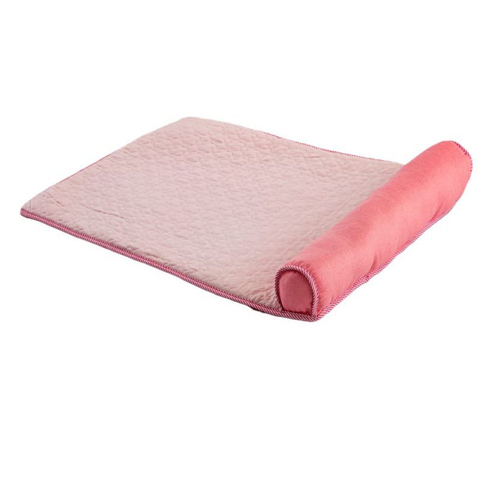 Ledander Hundematte Kühlmatte Hunde Ergonomisch mit Rand, Hundebett Selbstkühlend, Kühldecke Hunde Welpen Katze Kühlmatte, Drinnen Draußen