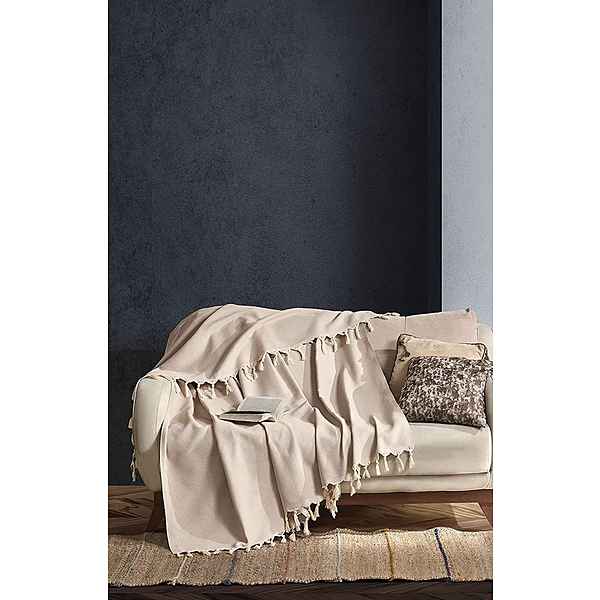 Tagesdecke »BOHORIA® Tagesdecke "Tulum" - Bettüberwurf, extra-groß 170 x 230 cm«, BOHORIA, Kann für Bett, Sofa, Stuhl, Outdoor und Indoor genutzt werden.