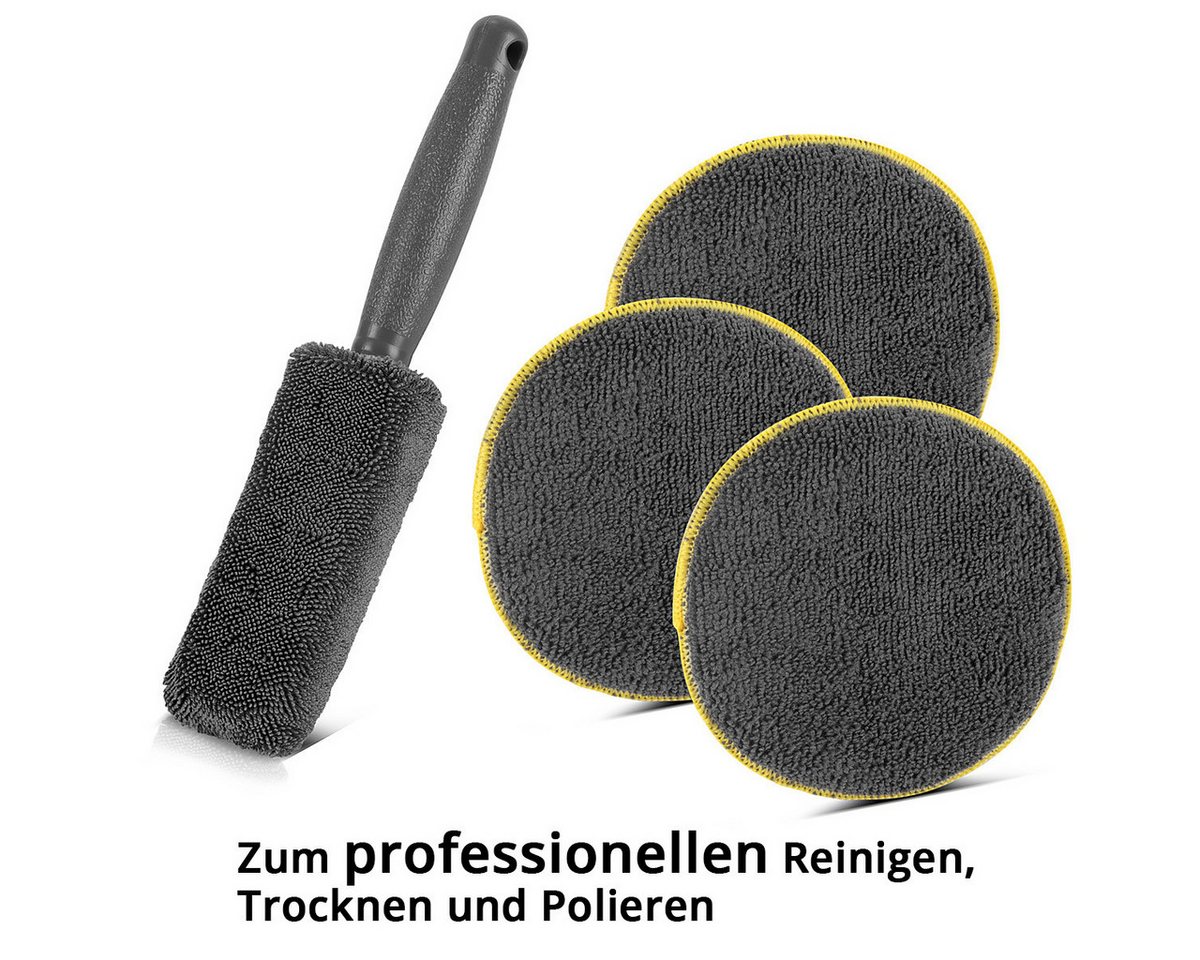 Thumbnail - STAHLWERK Autowaschbürste Autoreinigungs-Set 9-teiliges Autopflege-Set, (Set, 5-tlg., Set), lösen selbst hartnäckige Abl...