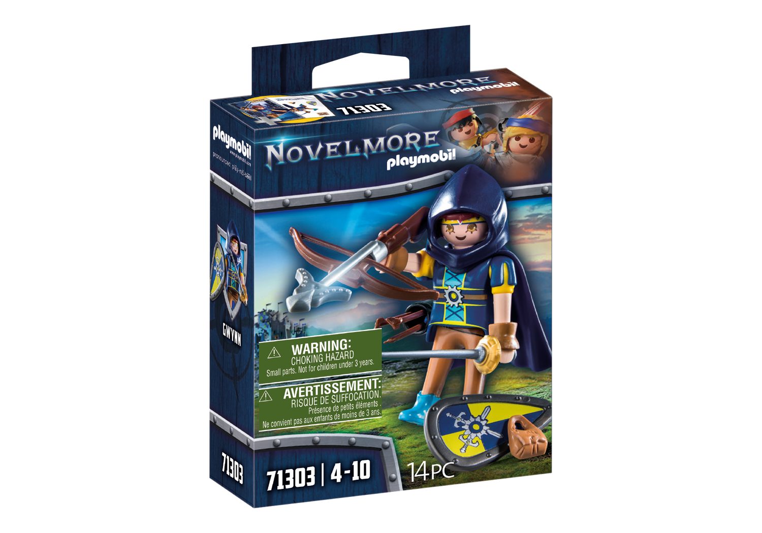 Playmobil® Novelmore Gwynn mit Kampfausrüstung Konstruktions-Spielset, (Gwynn mit Kampfausrüstung), Made in Europe
