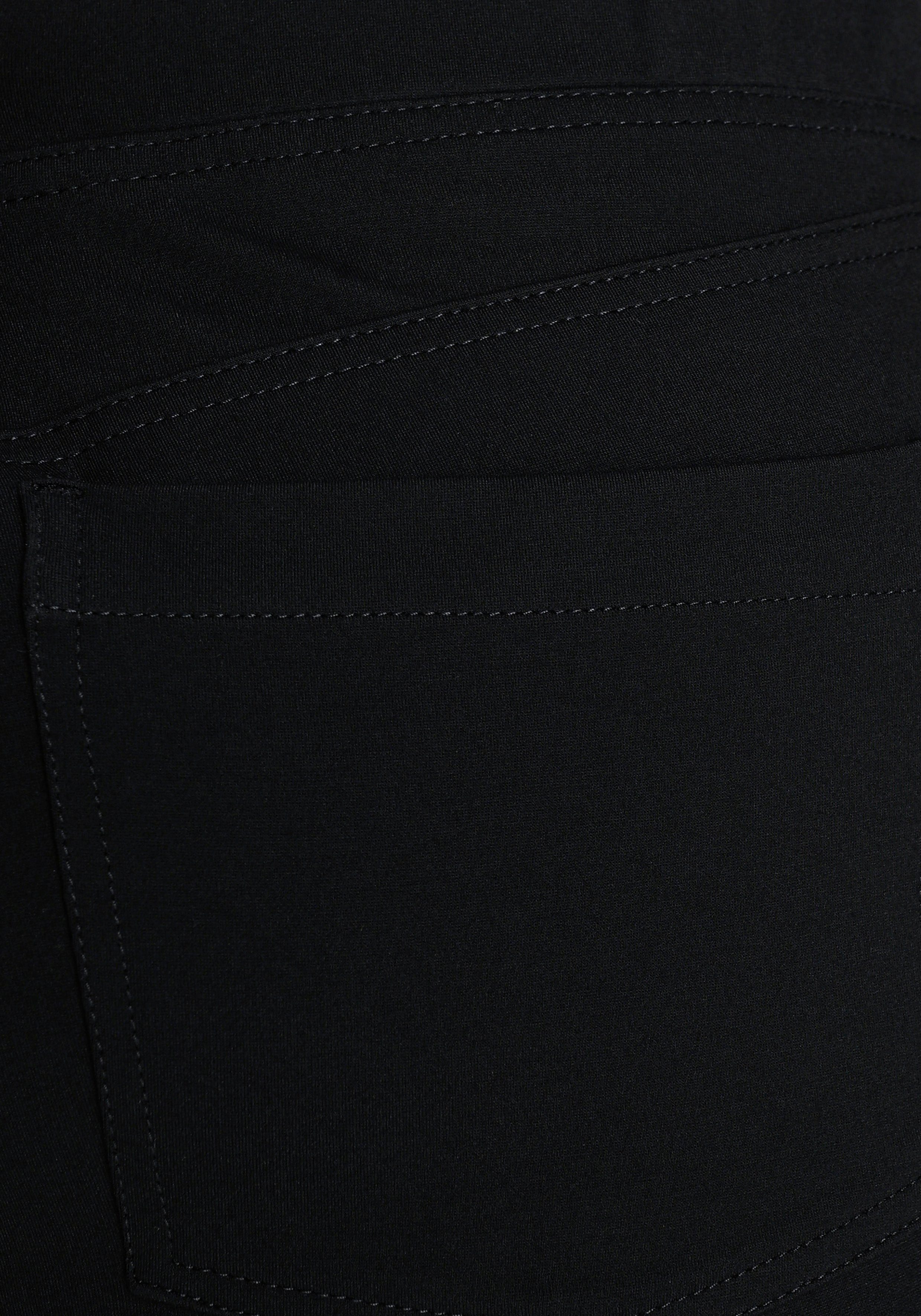 KjBRAND Jerseyhose Jenny Schlupfbund elastischem mit schwarz