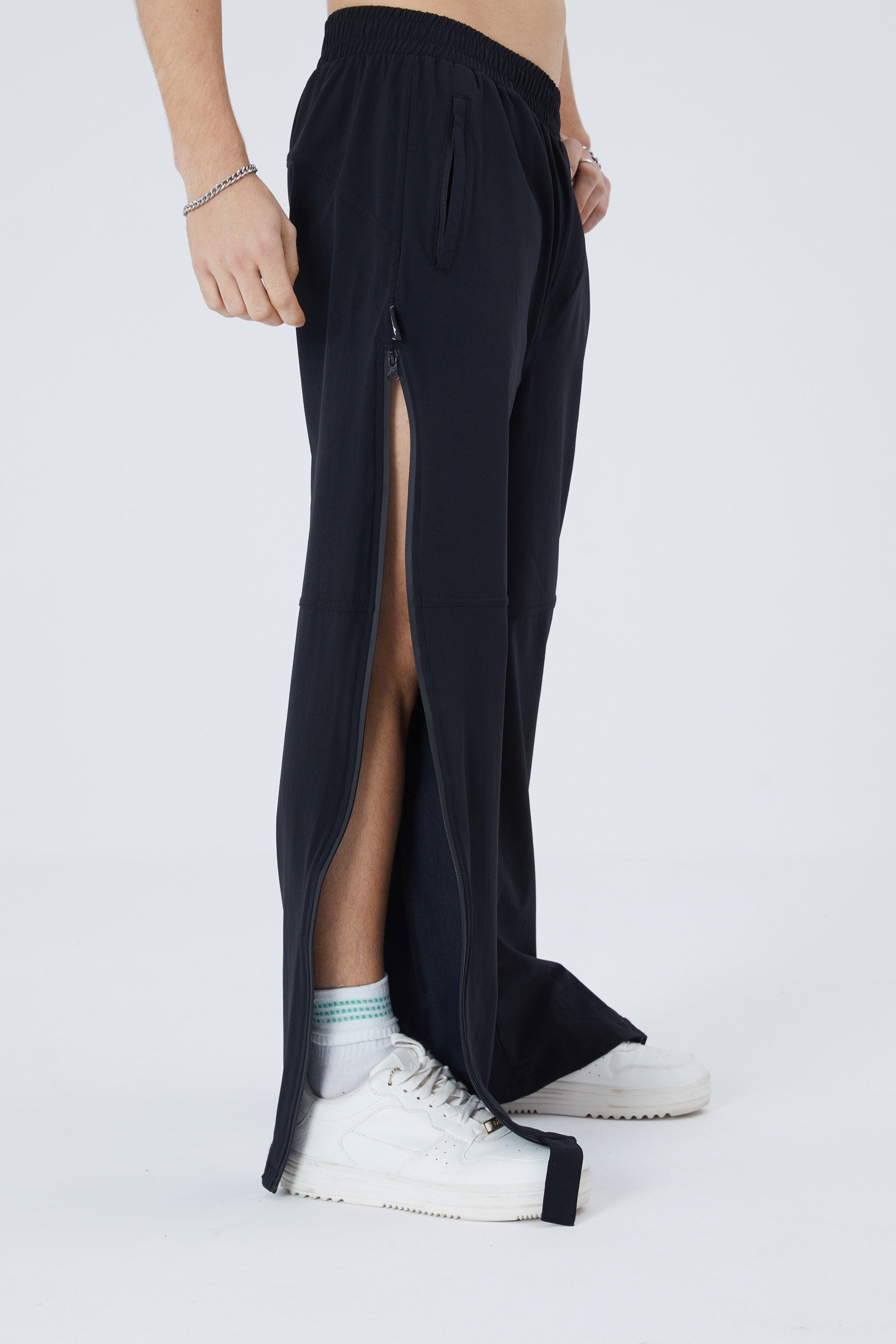 Sporthose Damen Mit Seitlicher Knopfleiste - Bequeme Jogginghose Mit Taschen