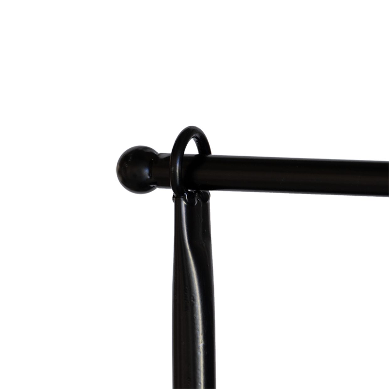 esschert design Dekohänger Tisch Deko Stange Klemme Gestell Metall schwarz ausziehbar 116-210 cm (1 x Tischstange) – Bild 4 von 5