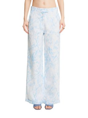 Esprit Leinenhose Leinenhose mit Print