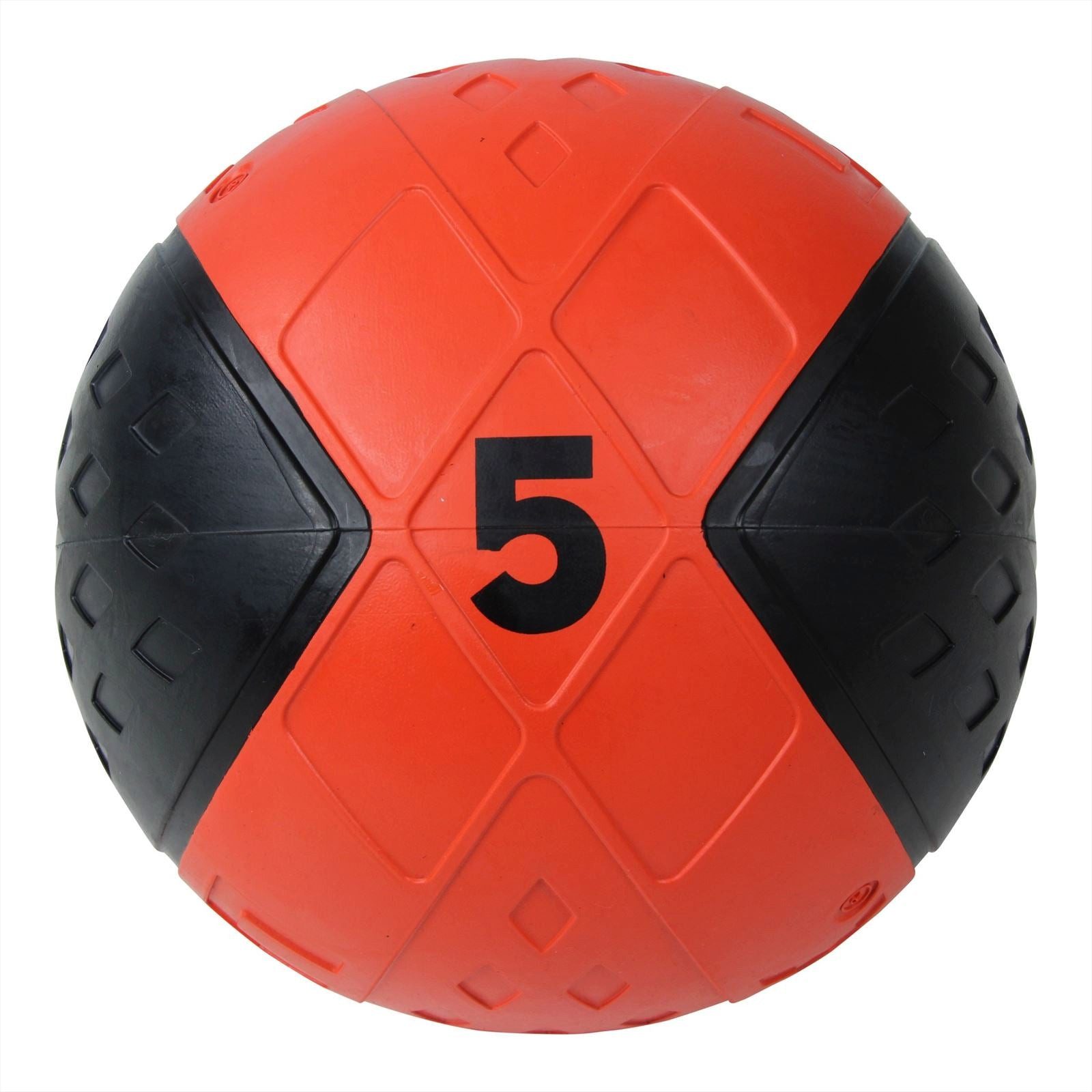 Lifemaxx Medizinball Lifemaxx LMX Medicine Ball 5 kg Schwarz/Rot