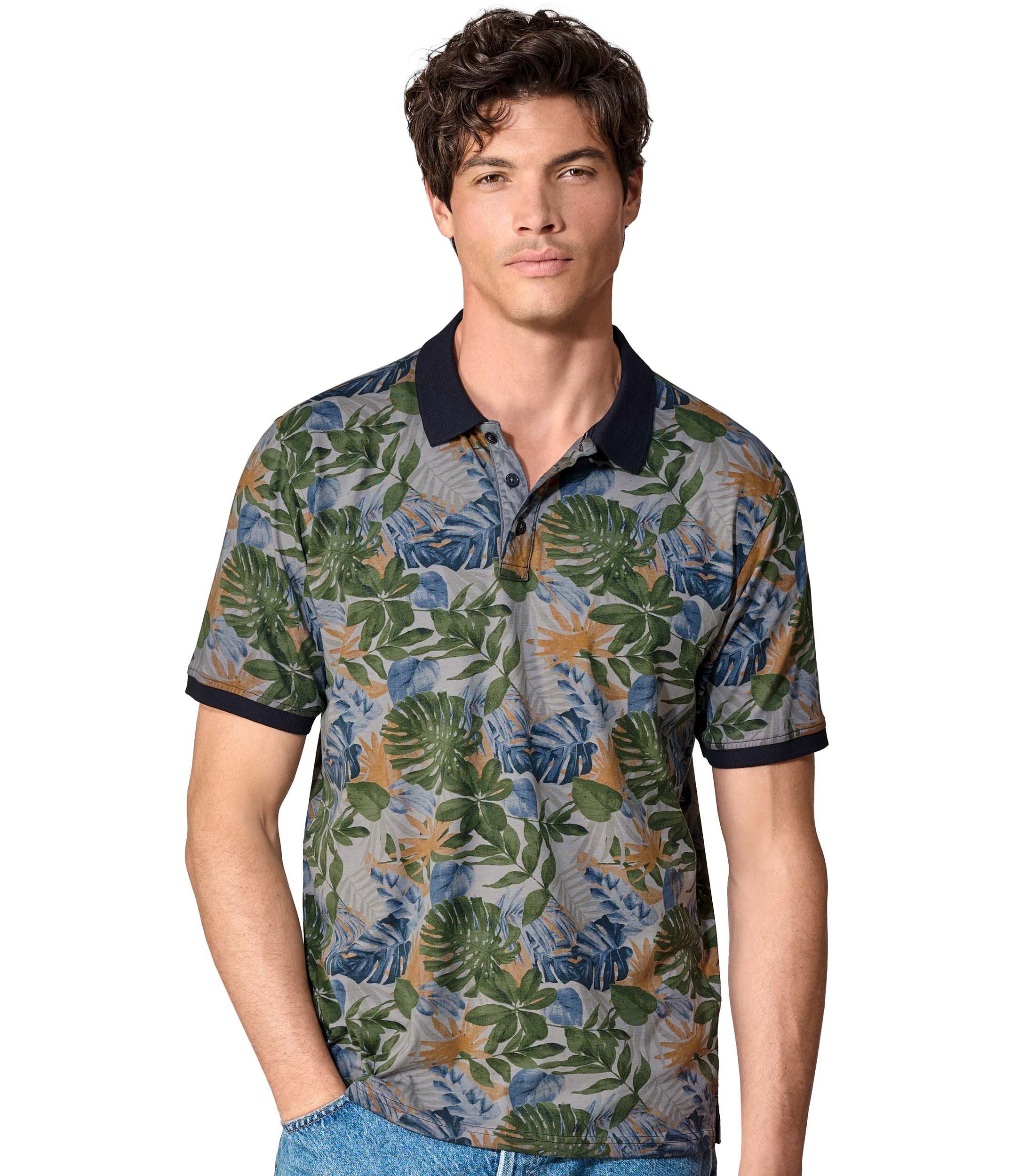CASAMODA Poloshirt CASAMODA Polo-Shirt Print