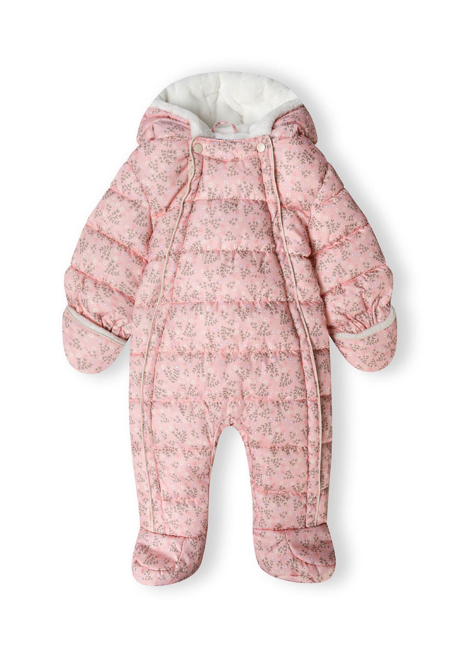 MINOTI Schneeoverall Winteroverall mit Kapuze und weichem Futter (0-24m)