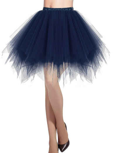 Lollanda Tüllrock 50er Jahre Ballettröckchen Ballettbluse Firt Tüll Petticoat Puffy Tutu