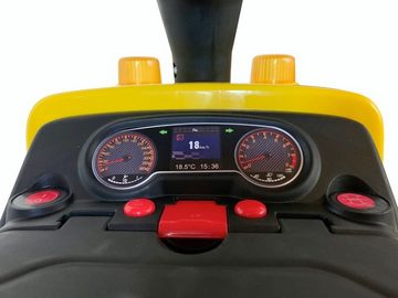 TPFLiving Rutscherauto Straßen-Truck, - Rutschauto - Schiebeauto für Kinder bis 3 Jahre - Laufwagen - Rutscherauto - Lastwagen - Baustellen-Truck - Belastbarkeit bis 20 kg - Farbe: gelb