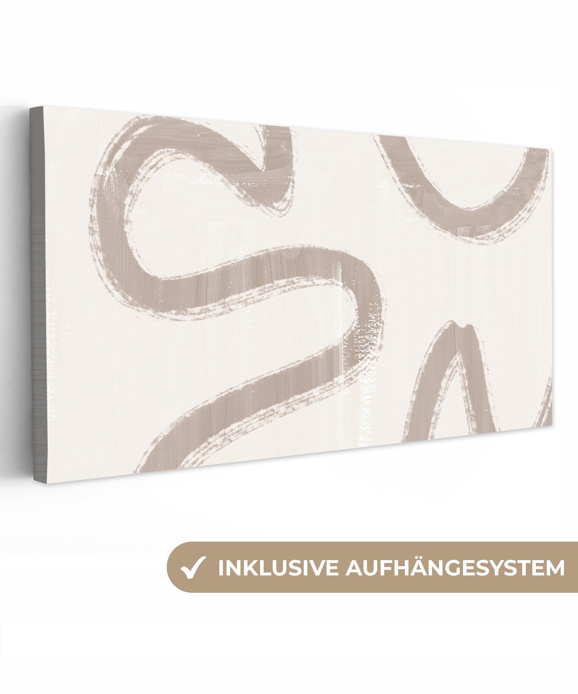 OneMillionCanvasses® Leinwandbild Panorama Moderne Kunst - günstig online kaufen