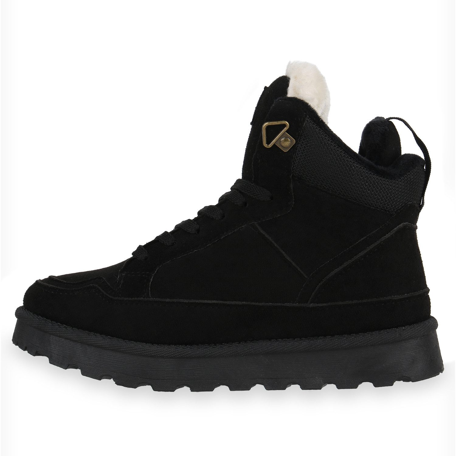VAN HILL 841867 Sneaker Damen Warm Gefütterte Sneaker High Bequeme Profil-Sohle