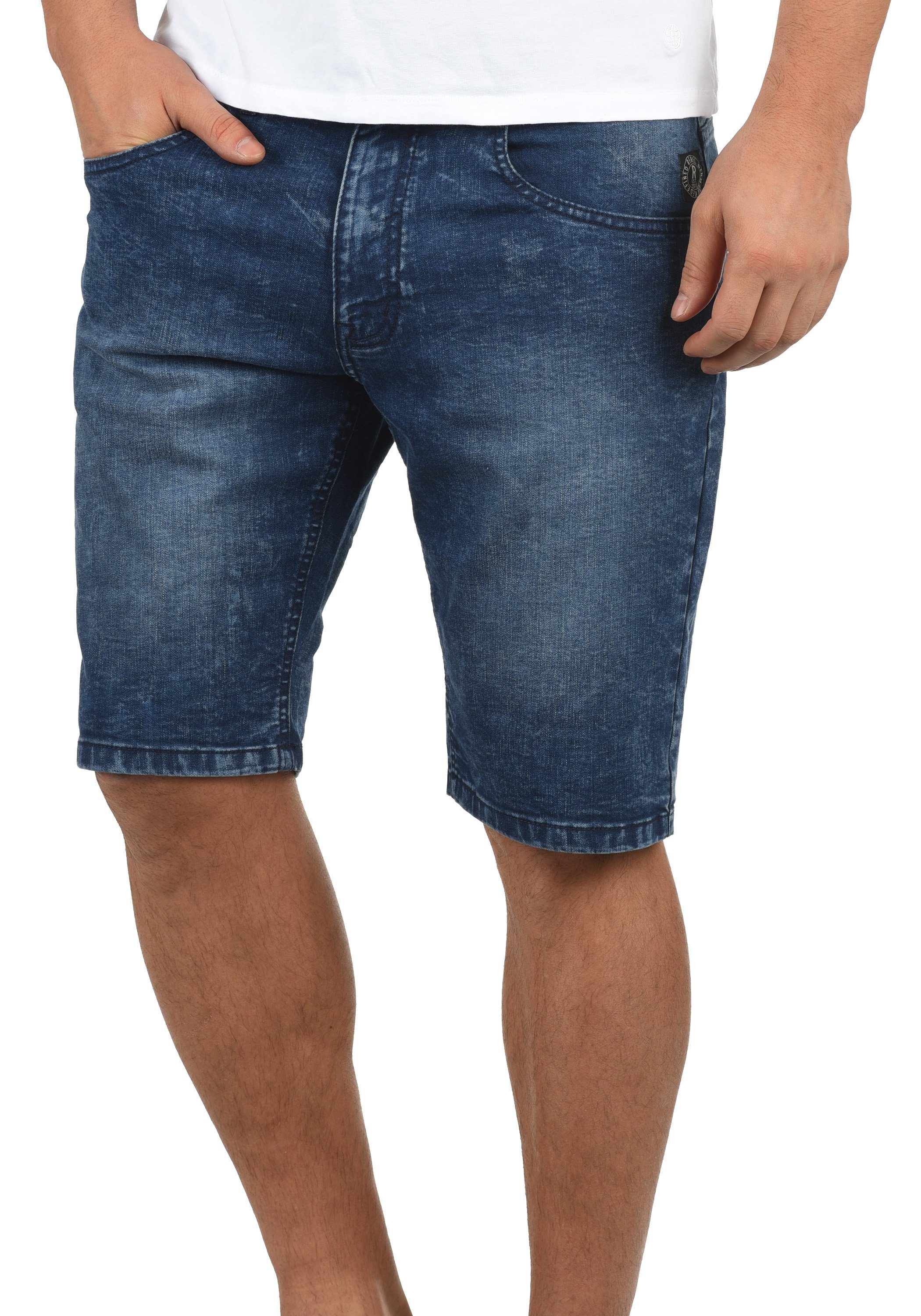 REDEFINED REBEL Jeansshorts Marcos kurze Hose mit Acid-Waschung