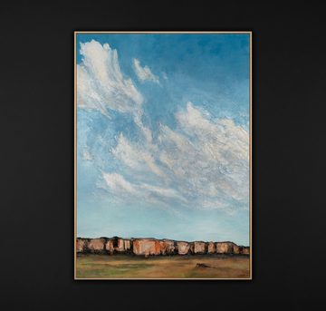 YS-Art Gemälde Wolken Inspiration, Landschaft