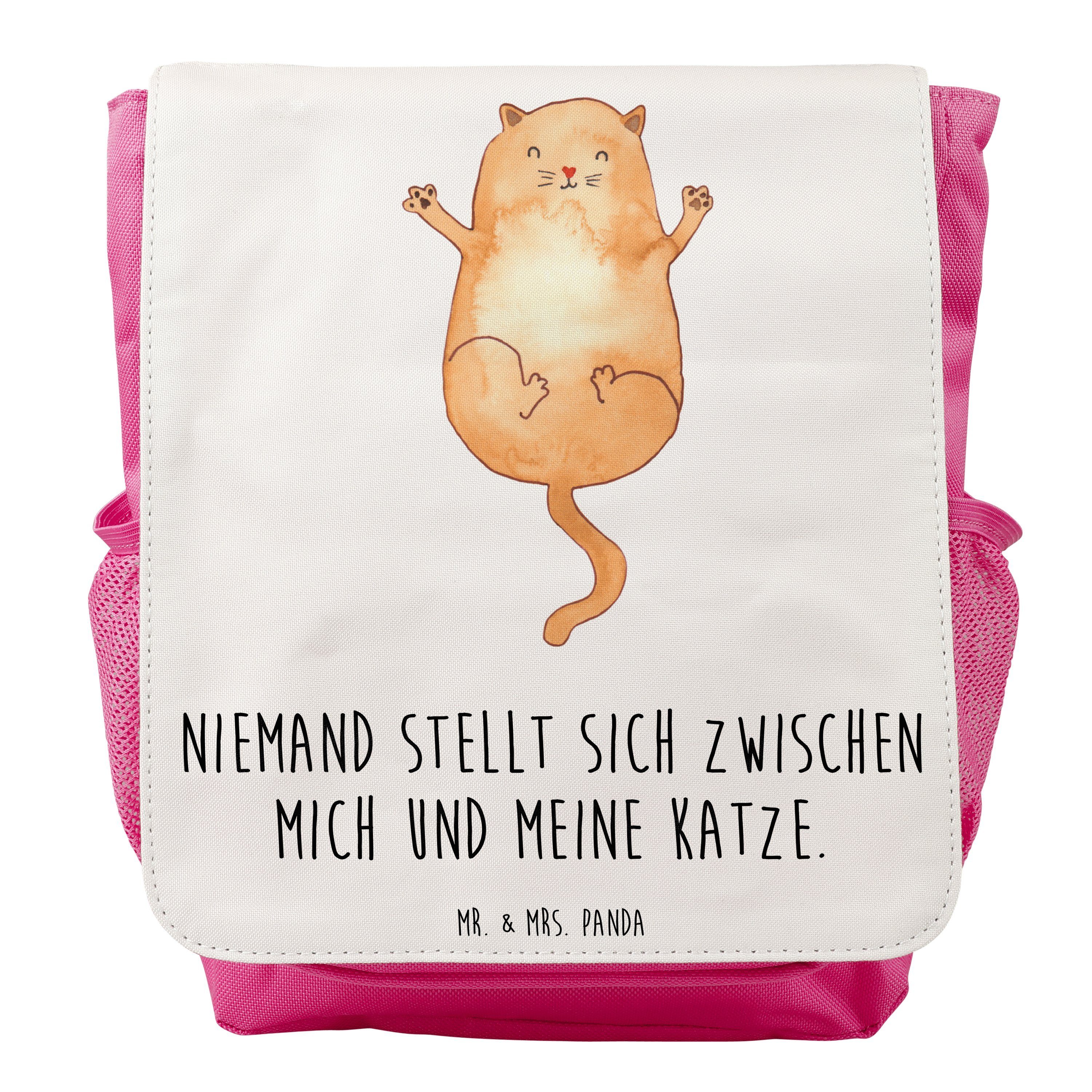 Mädchen Miau, Geschenk, Katzenprodukte, kusch Panda - Weiß - Umarmen Mrs. Mr. Katzen & Kinderrucksack