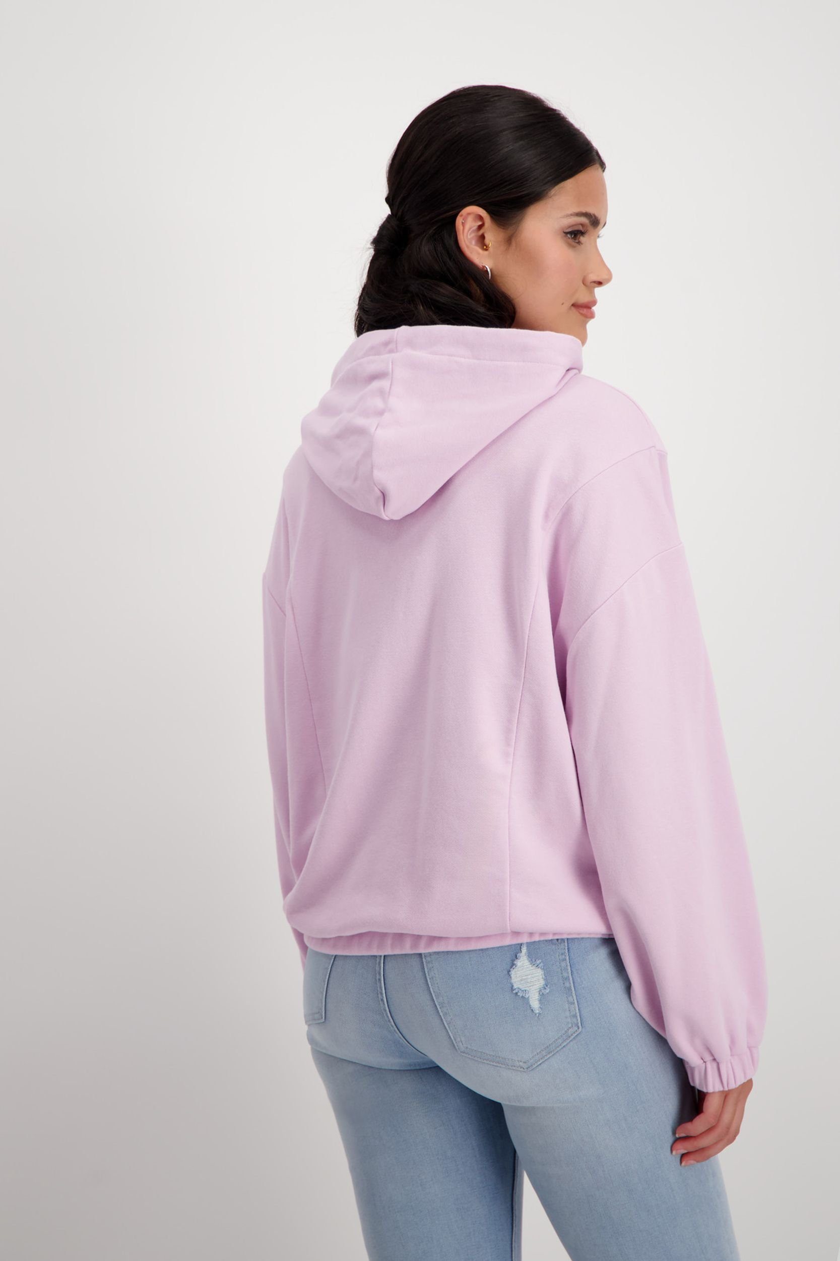 Monari Kapuzenpullover Pullover, lavender rose