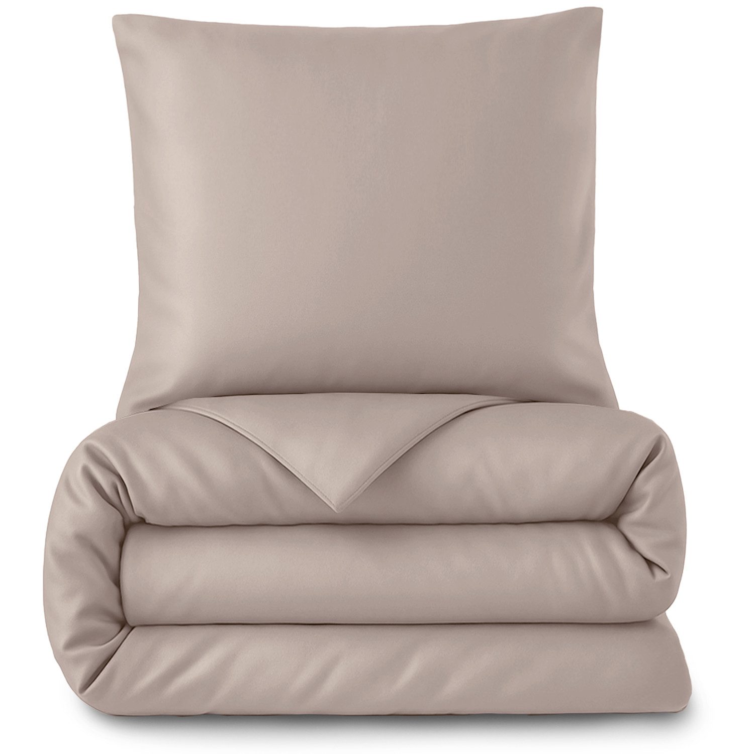 Laynenburg Bettwäsche Eukalyptus aus 100% Tencel Lyocell ab Gr. 135x200, kühlende, atmungsaktive Sommer-Bettwäsche mit Reißverschluss