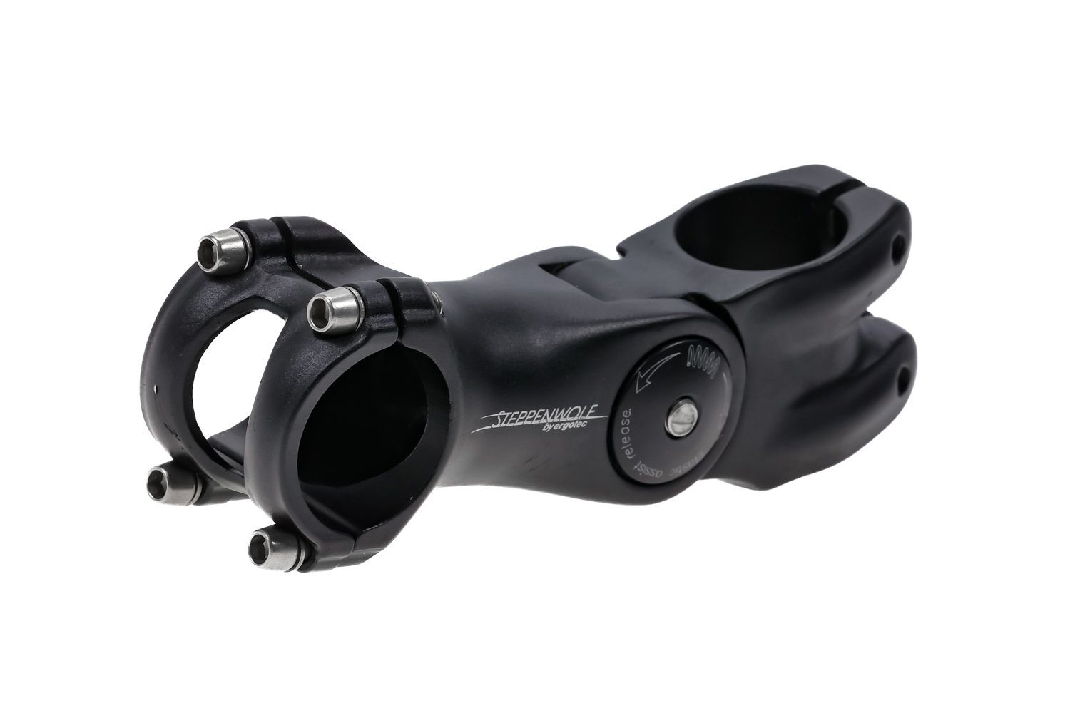 Ergotec Lenkervorbau 1 1/8 Zoll ERGOTEC Steppenwolf A Head Vorbau 31,8mm Länge 105mm (1-St)