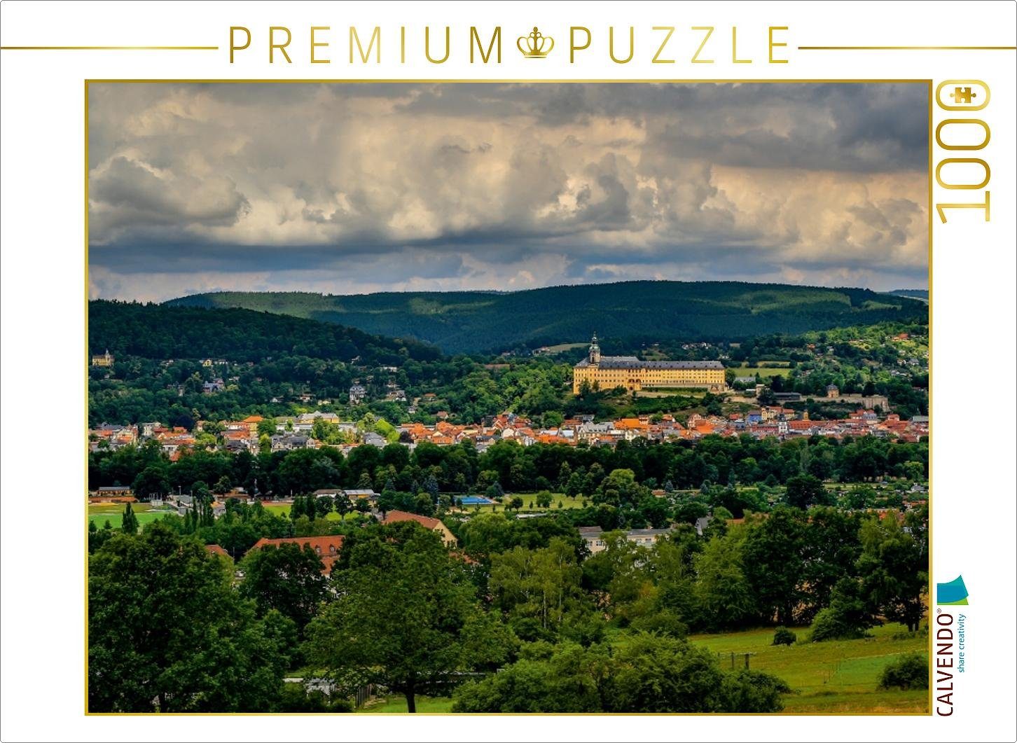Puzzle CALVENDO Puzzle Das ist Rudolstadt 1000 Teile Lege-Größe 64 x 48 cm Foto-Puzzle Bild von Wenki