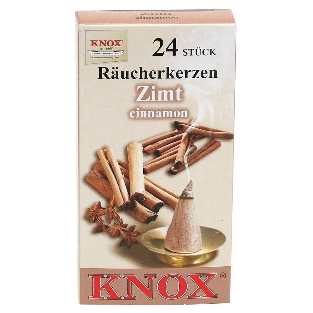 KNOX Räuchermännchen 1 Päckchen Räucherkerzen- Zimt - 24er Packung