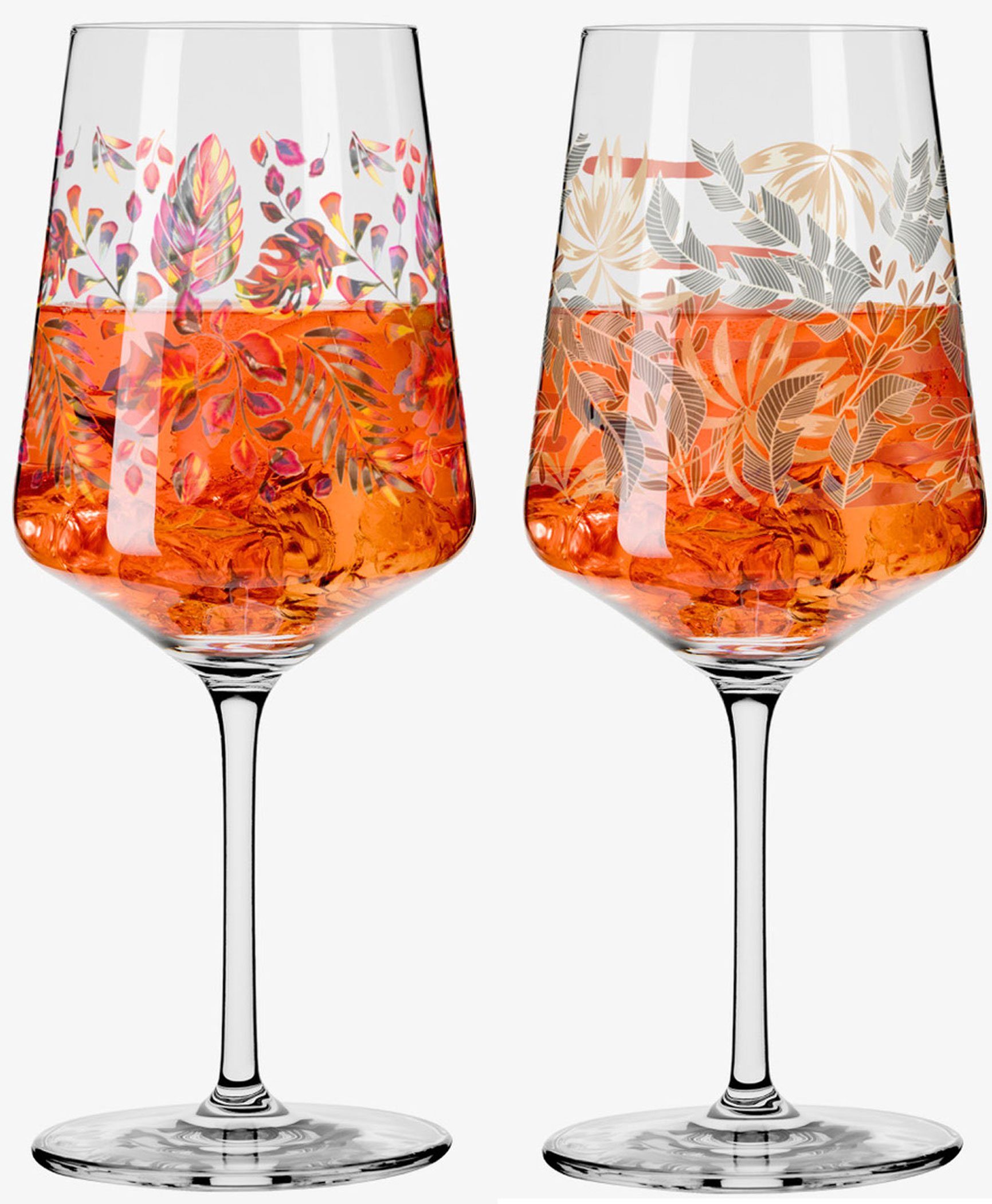 Ritzenhoff Cocktailglas Ritzenhoff Sommerrausch Aperizzo Aperitif 2er, Kristallglas