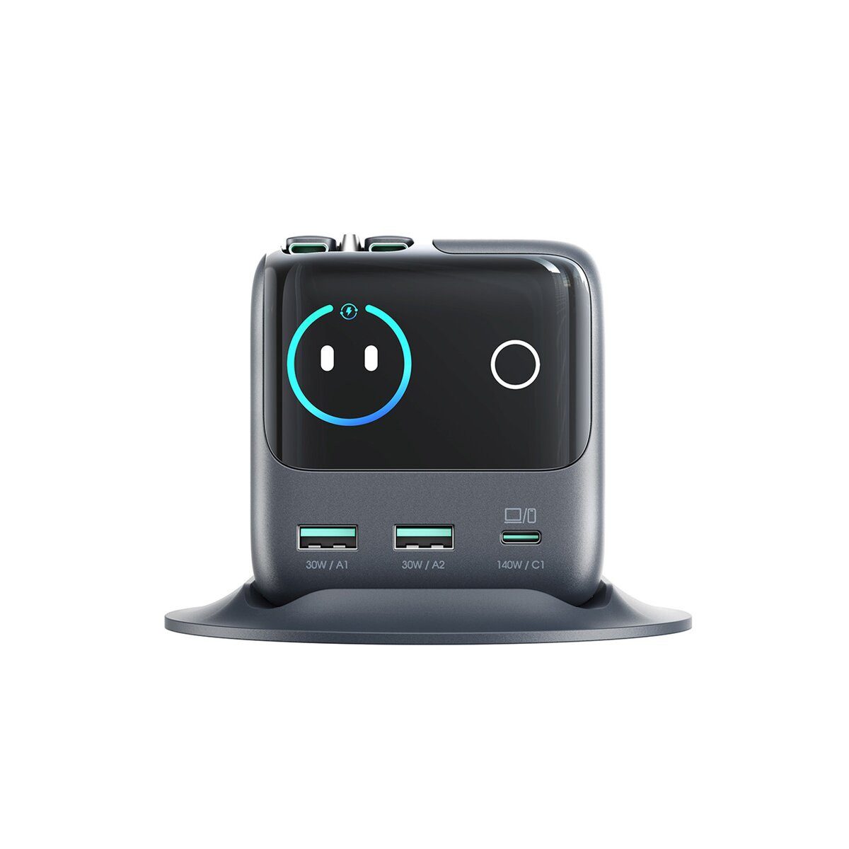 JOYROOM Joyroom GaN 140W Ladegerät 5 Ports Grau Powerbank