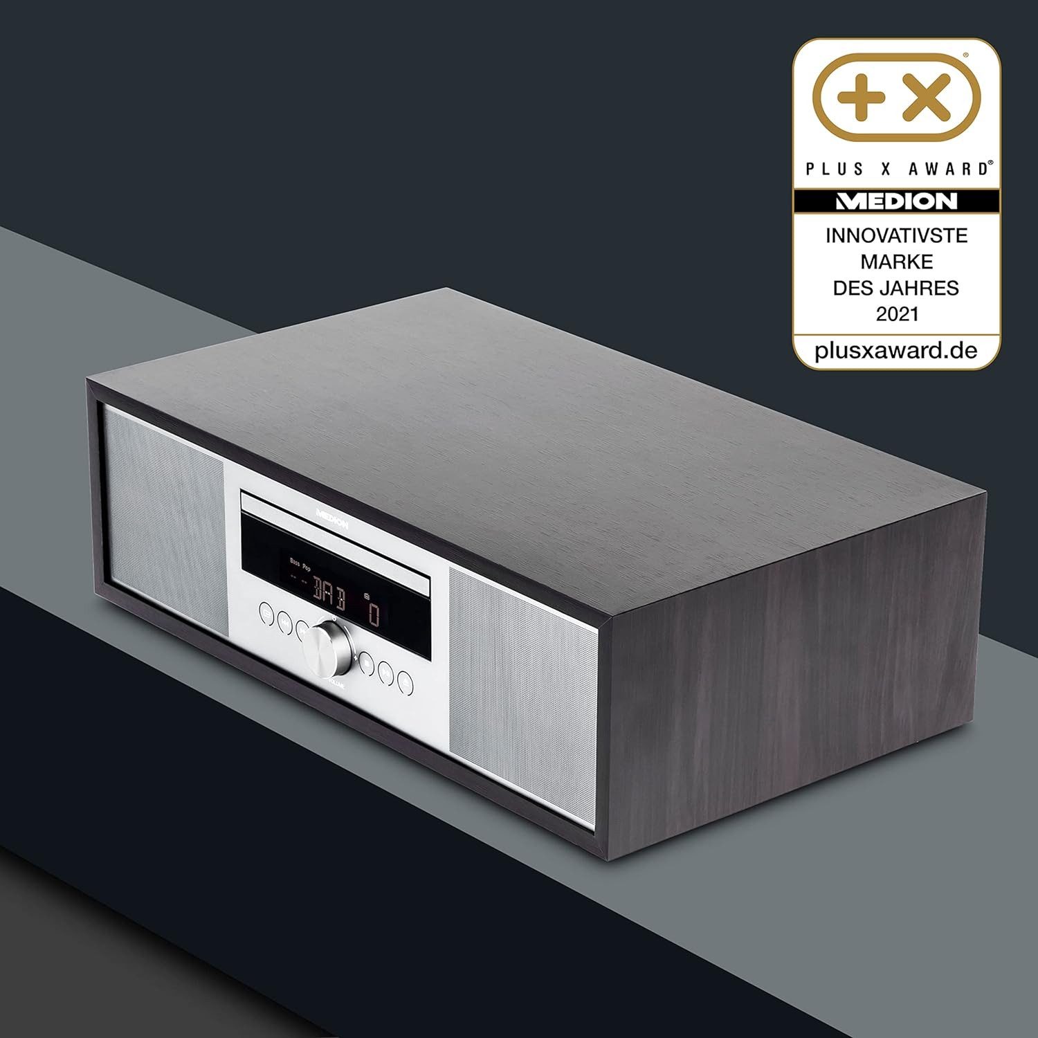 Medion® Medion MD44125 All-in-One Kompaktanlagen DAB+, CD, MP3, Radio, USB Digitalradio (DAB) (Digitalradio (DAB), AM/FM, DAB+, MW/UKW RDS, 15 W)
