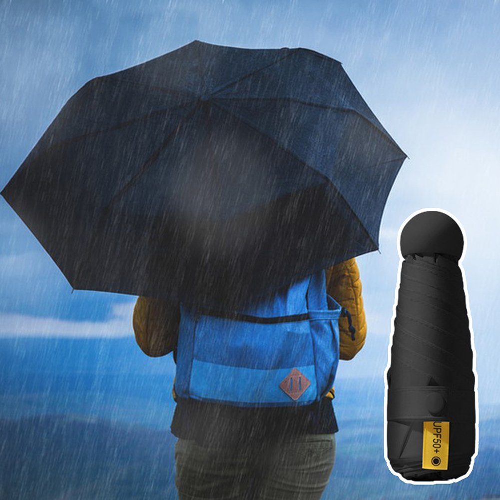 UV-Schutz-Regenschirme Verschleißfeste Kapsel-Regenschirme, Blusmart Taschenregenschirm green mist Kleine morning