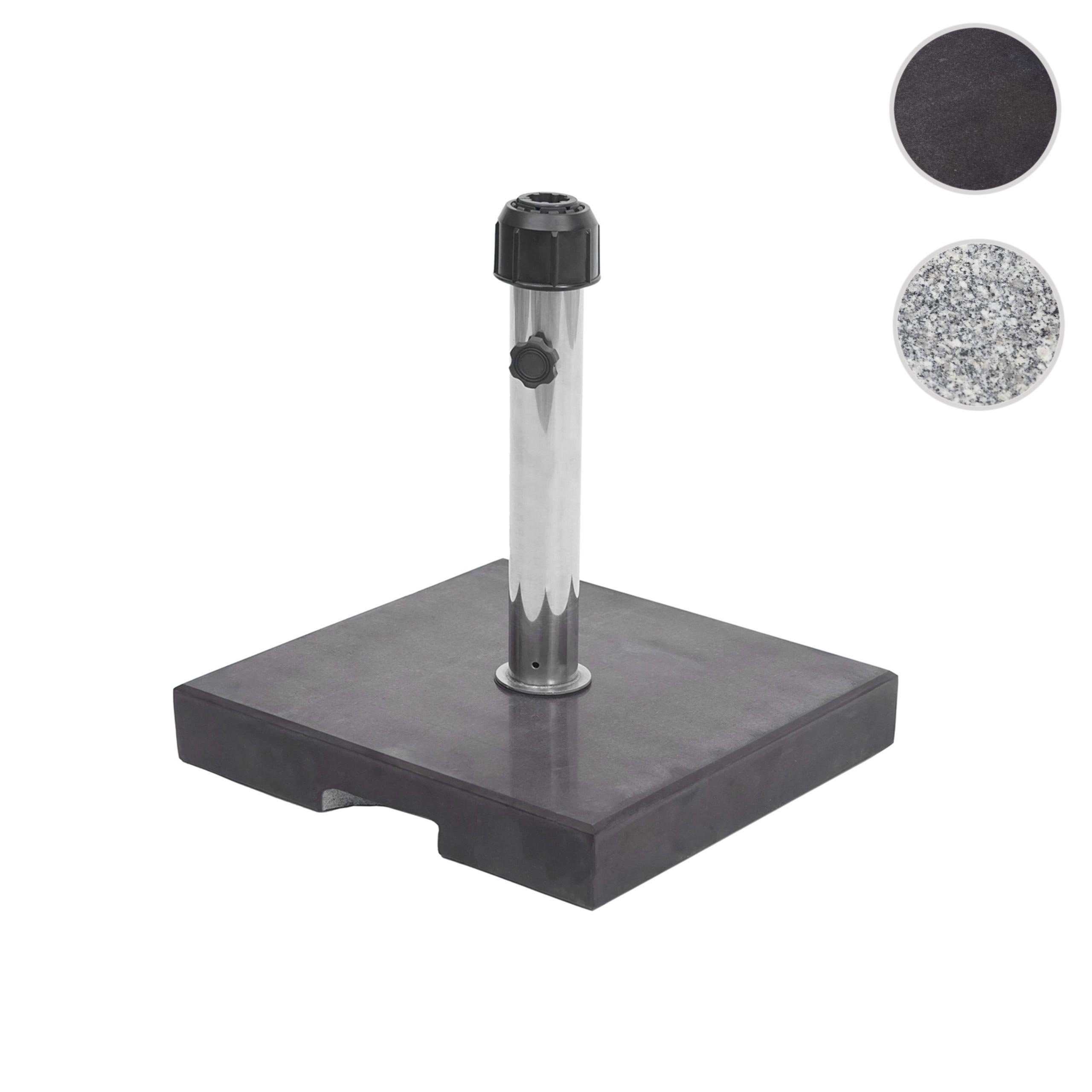 MCW Sonnenschirmständer F92 24kg Eckig Schwarz günstig online kaufen