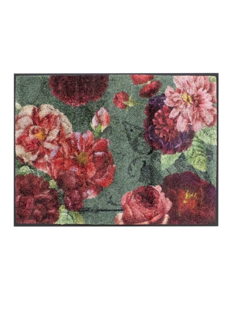 Fußmatte Fußmatte Bouquet Floral Multicolore 50x75 cm, Garnier Thiebaut, rechteckig, bedruckt