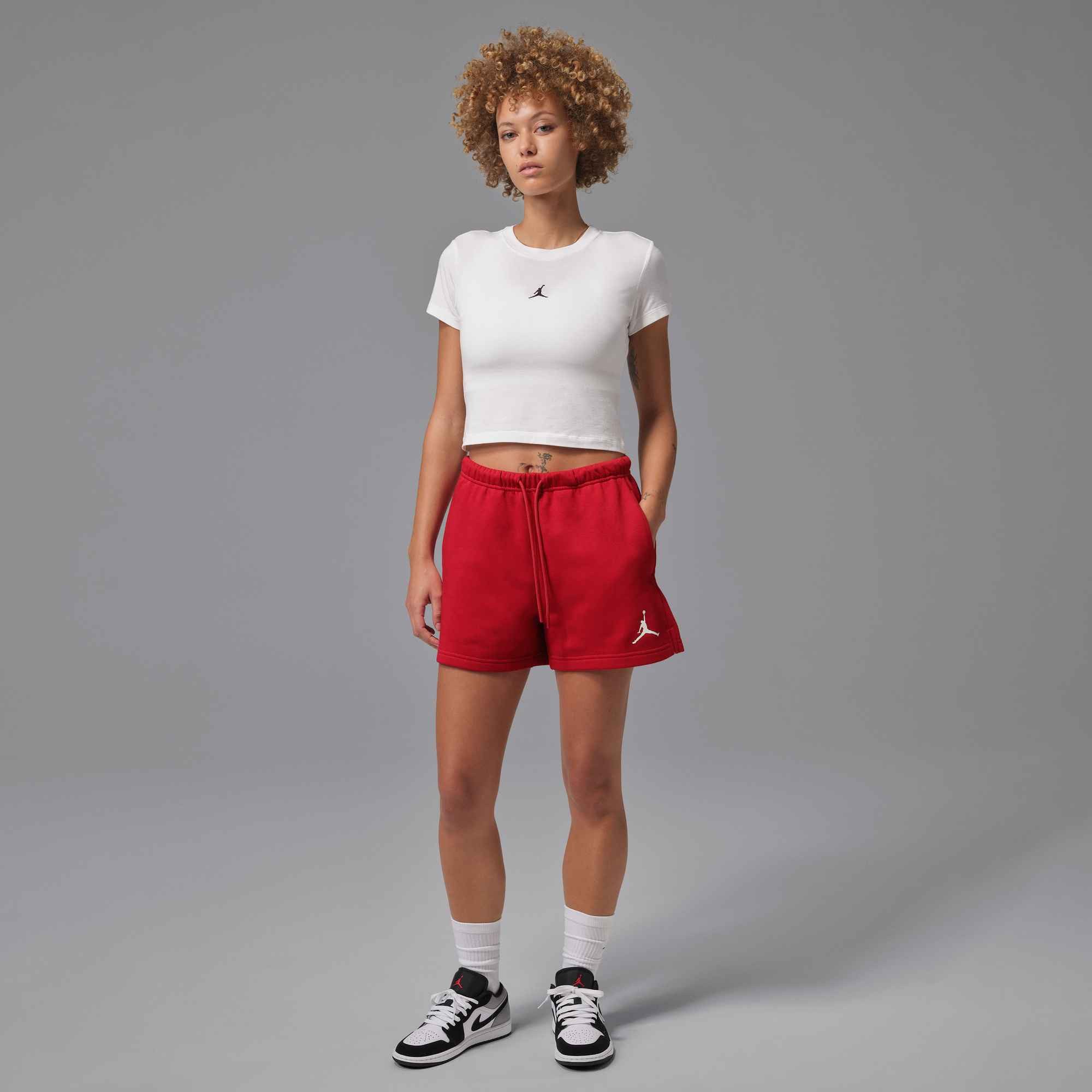 Jordan Trainingsshorts W J JUMPMAN FLC SHORT 2 sportlicher Stil, bequeme Passform