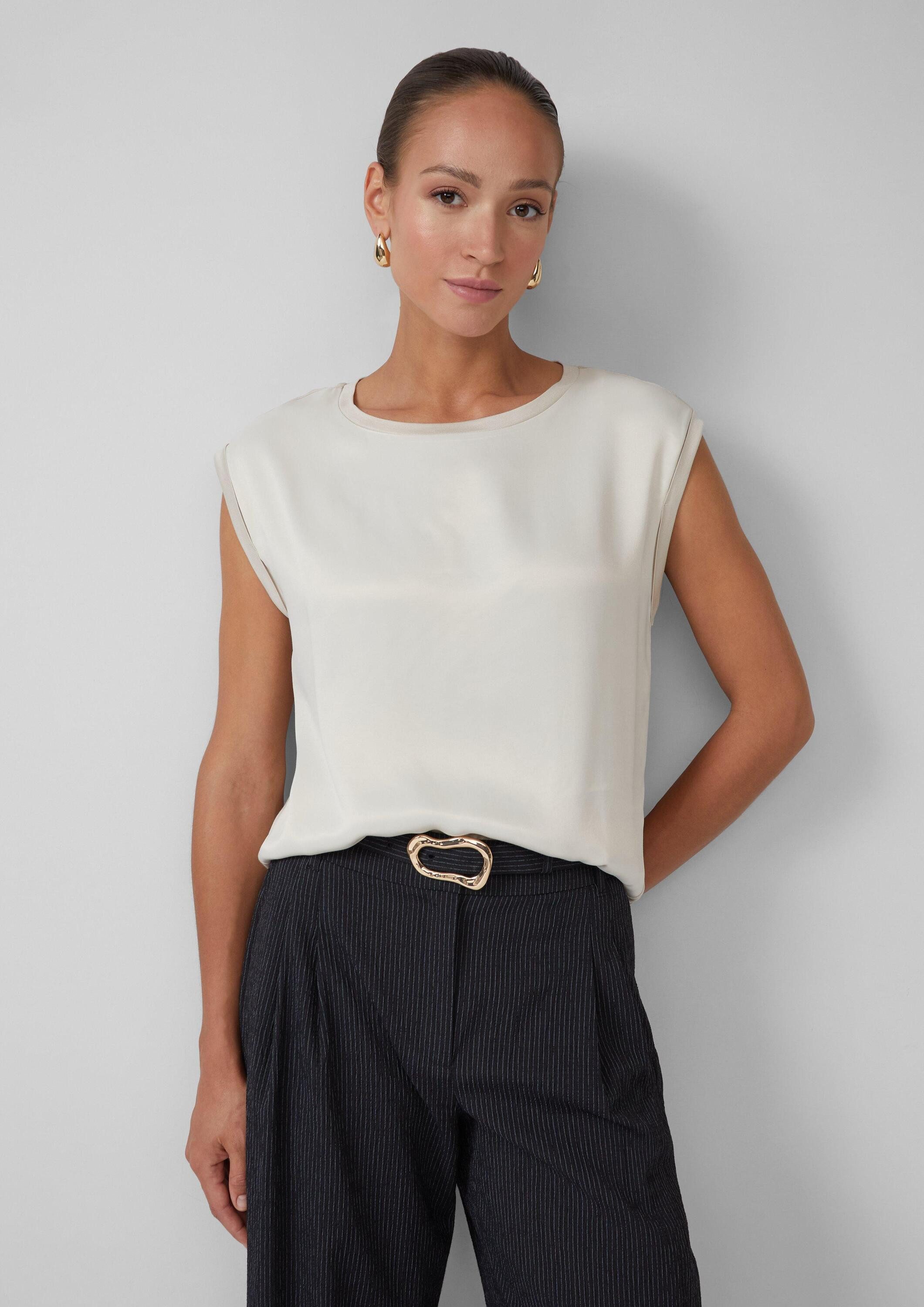 s.Oliver Kurzarmshirt T-Shirt Lässiges Shirt im Fabricmix günstig online kaufen